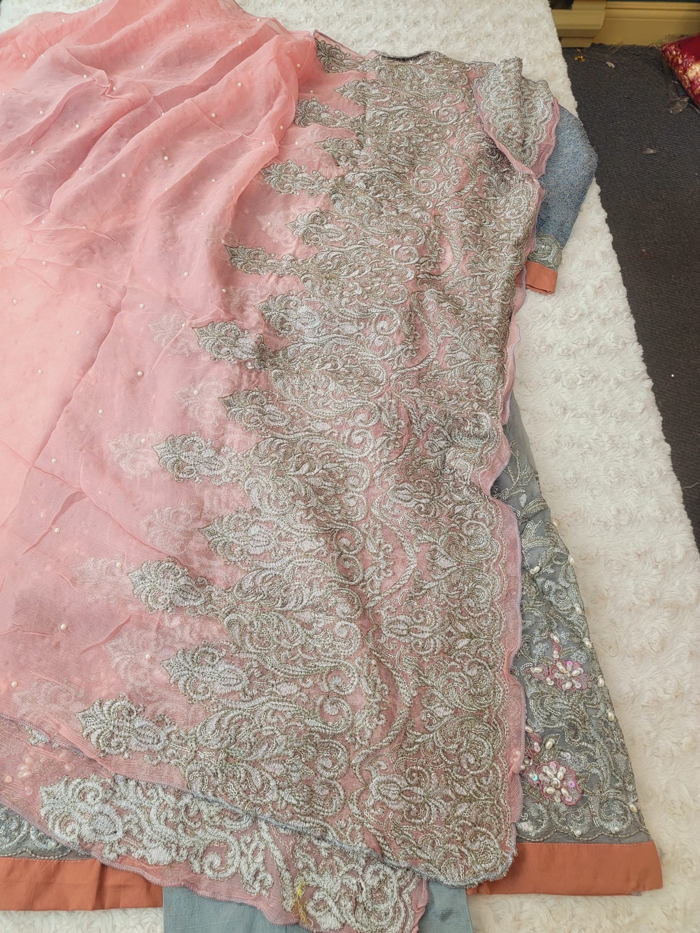 Pakistani Stitched Embroidery Party Wear Dresses Ready To Ship