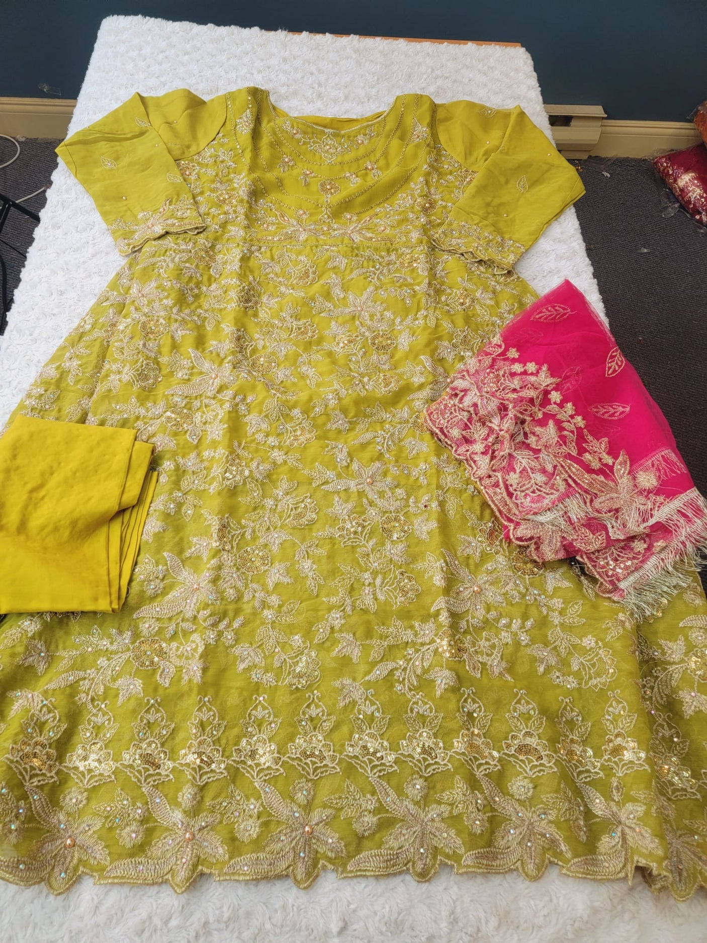 Pakistani Stitched Embroidery Party Wear Dresses Ready To Ship