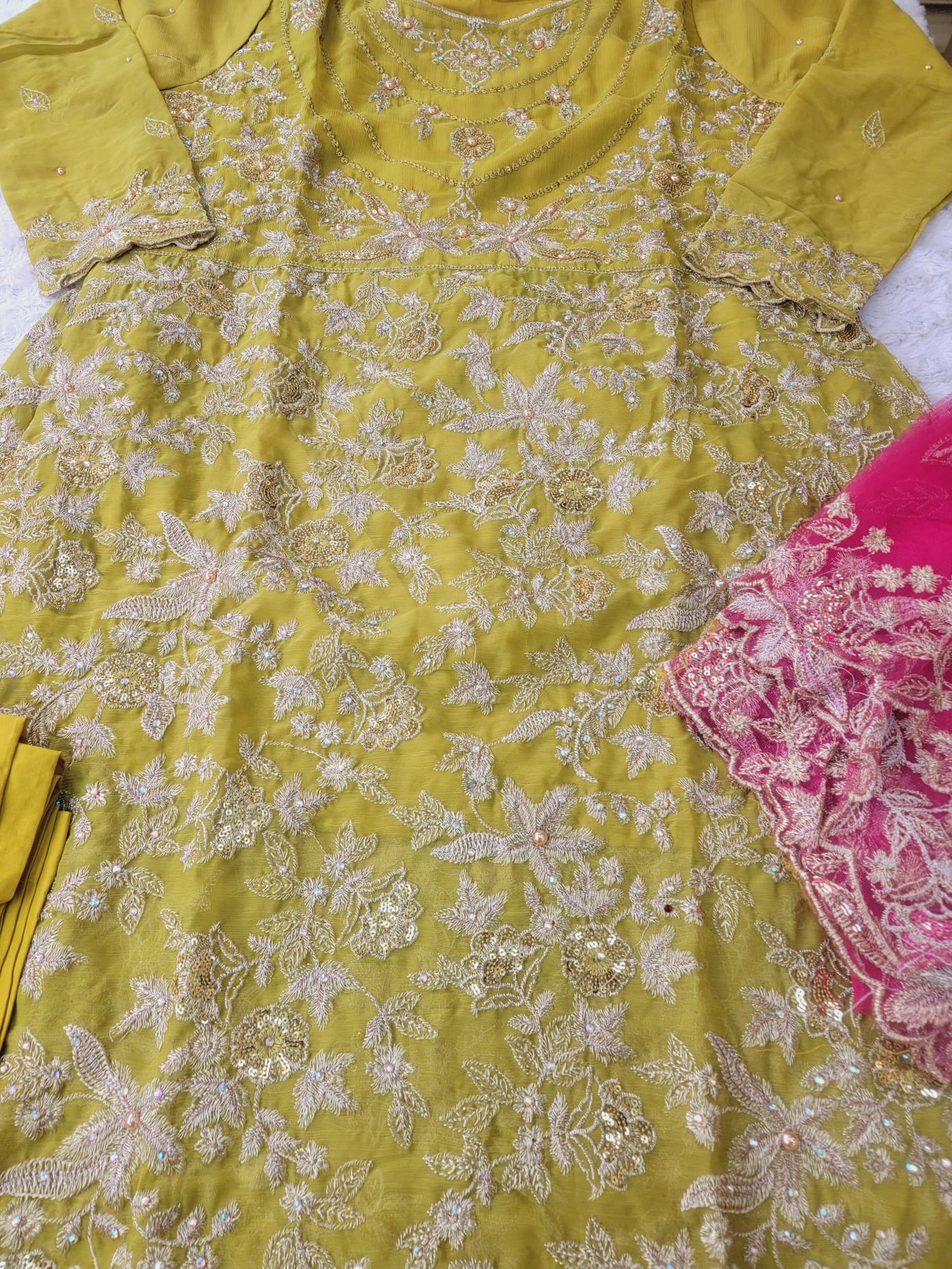 Pakistani Stitched Embroidery Party Wear Dresses Ready To Ship