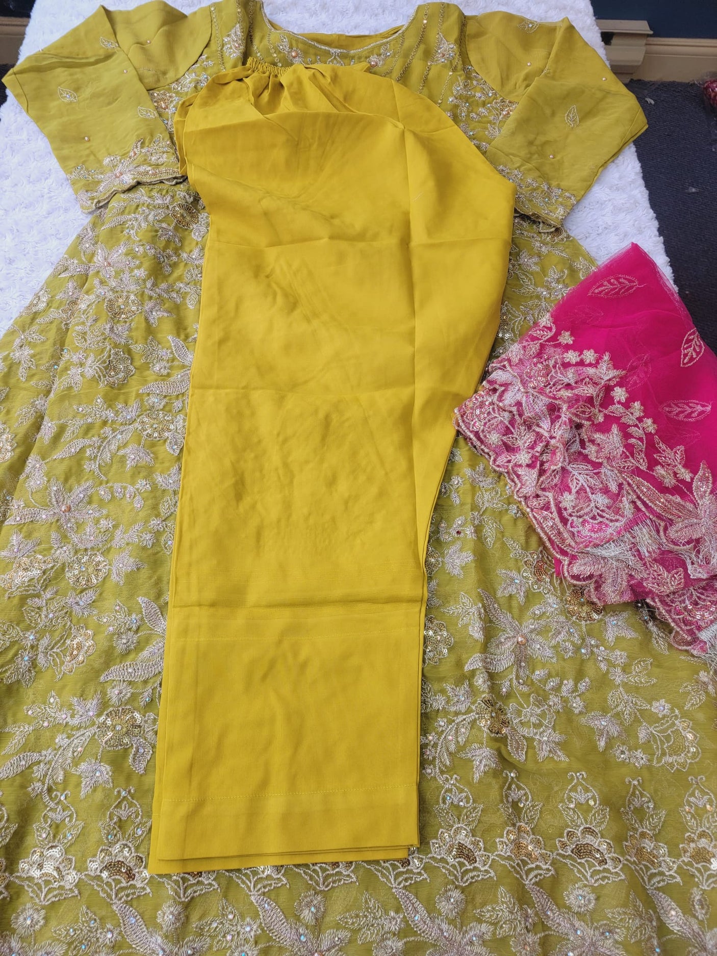 Pakistani Stitched Embroidery Party Wear Dresses Ready To Ship