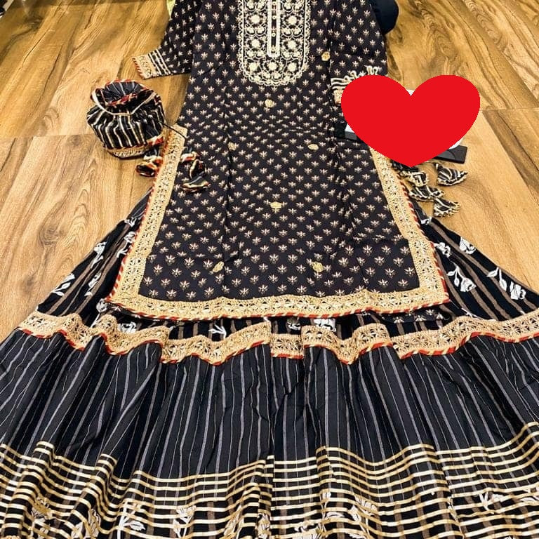 Original Indian boutique collection.with gharara pant and potli bag