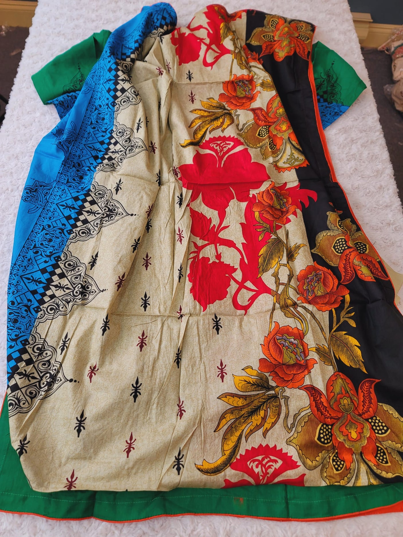 Pakistani Stitched lawn Embroidered Salwar kameez ready to ship