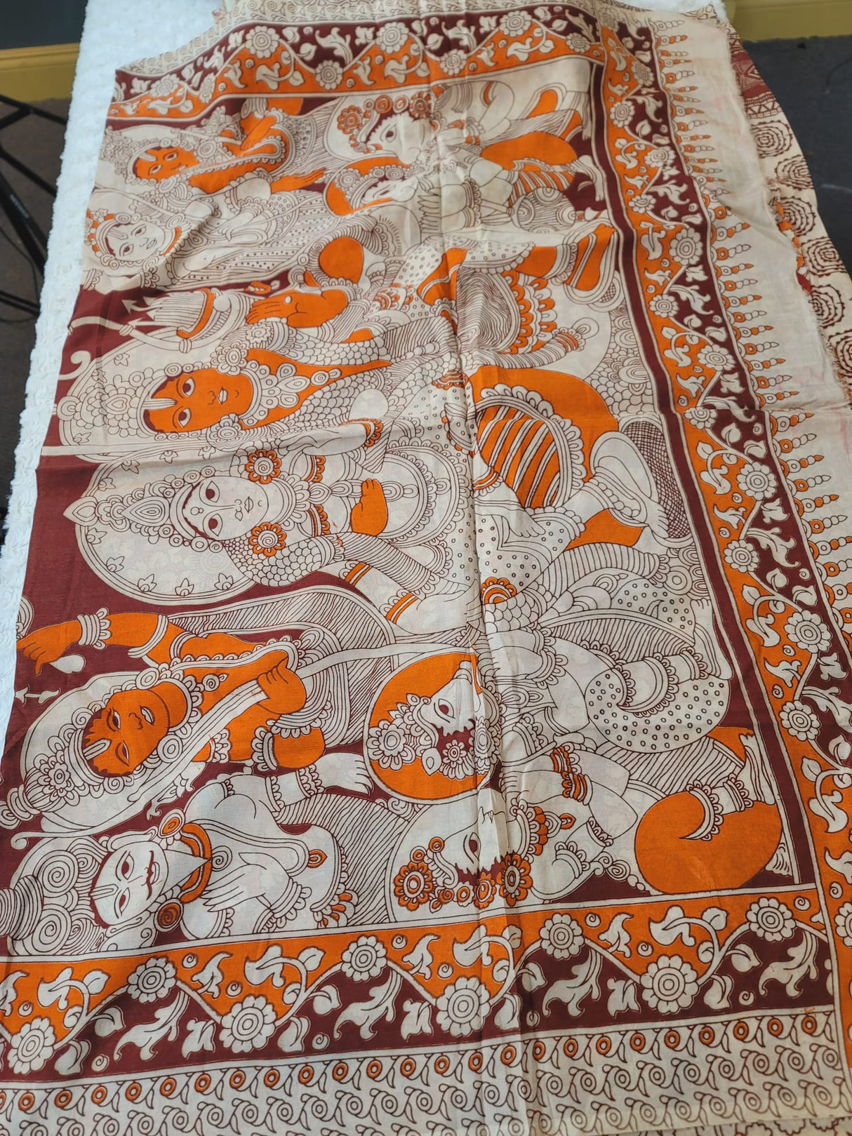 Kalamkari Saree with blouse