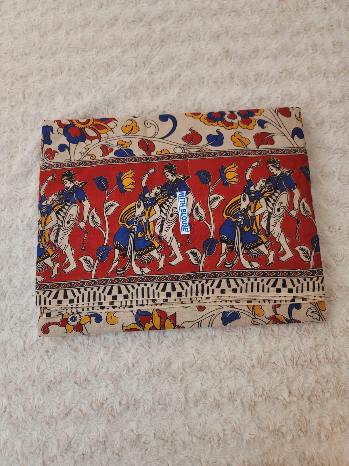 Kalamkari Saree with blouse