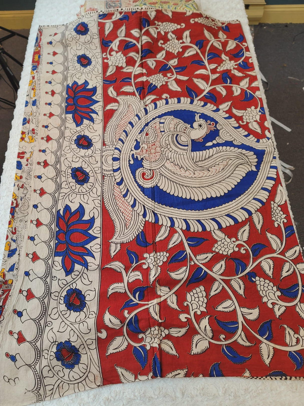 Kalamkari Saree with blouse