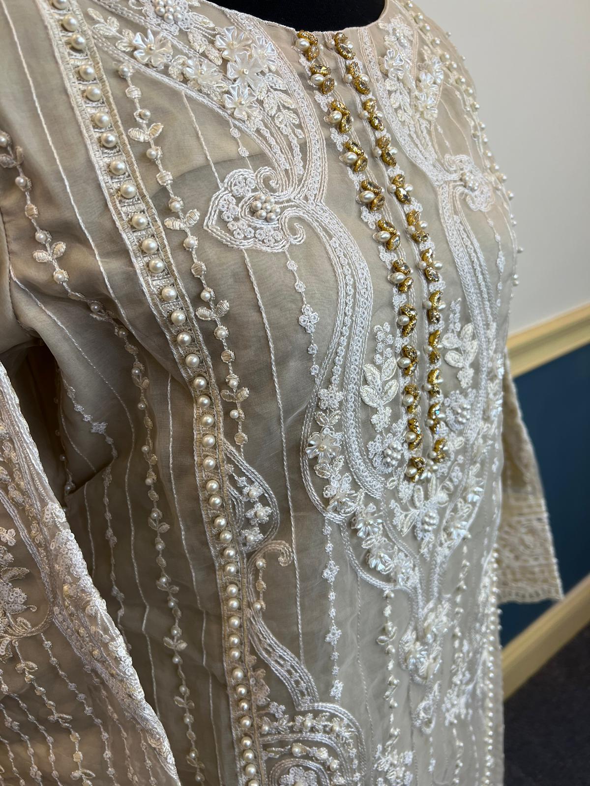 Pakistani Stitched Embroidery Party Wear Dresses Ready To Ship