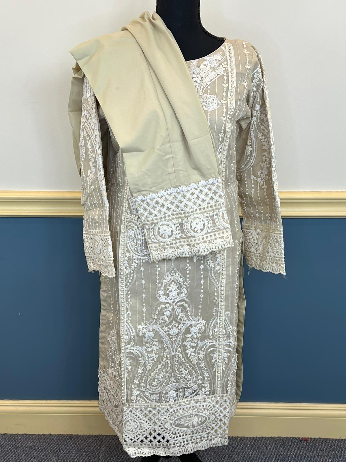 Pakistani Stitched Embroidery Party Wear Dresses Ready To Ship