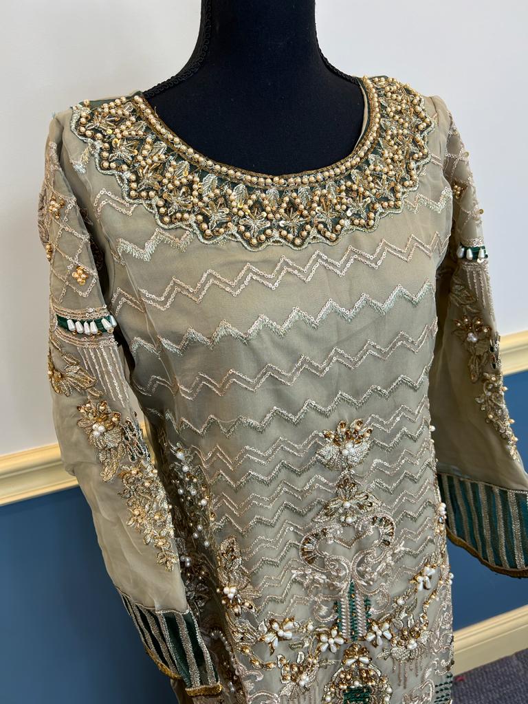 Pakistani Stitched Embroidery Party Wear Dresses Ready To Ship