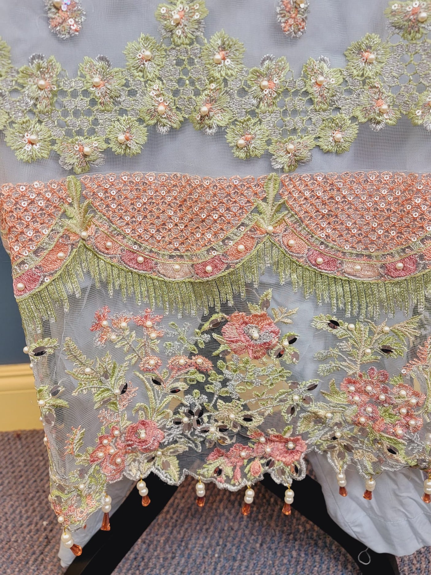 Pakistani Stitched Embroidery Party Wear Dresses Ready To Ship