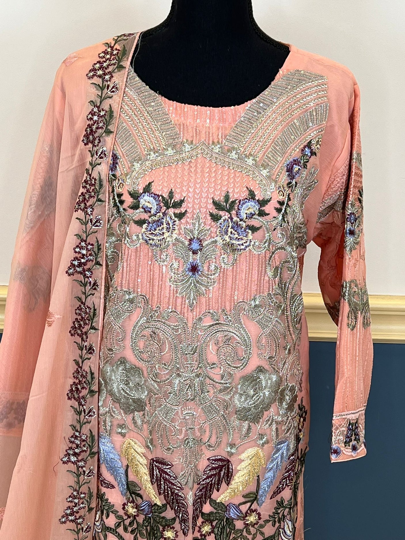 Pakistani Embroidered Party wear Ready To Ship