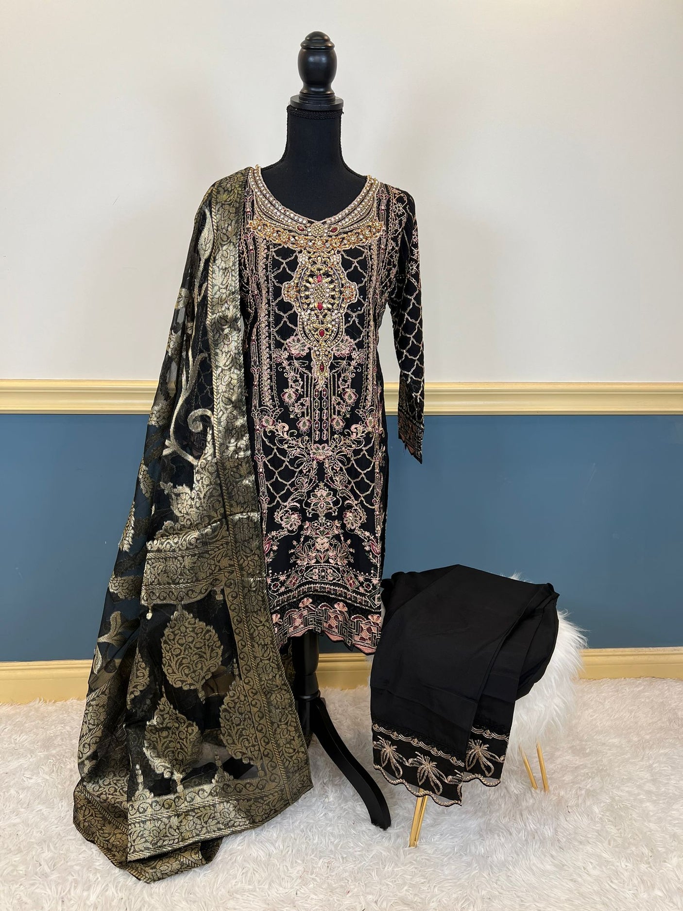 Pakistani Embroidered Party wear Ready To Ship