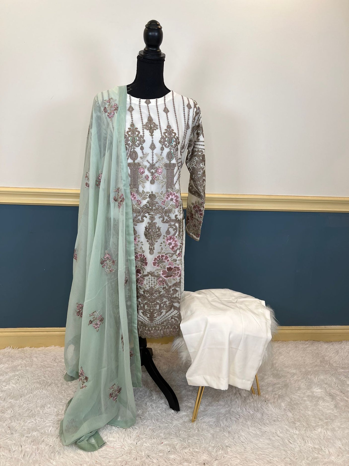 Pakistani Embroidered Party wear Ready To Ship