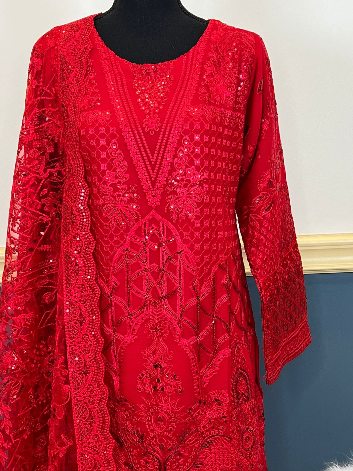 Pakistani Embroidered Party wear Ready To Ship