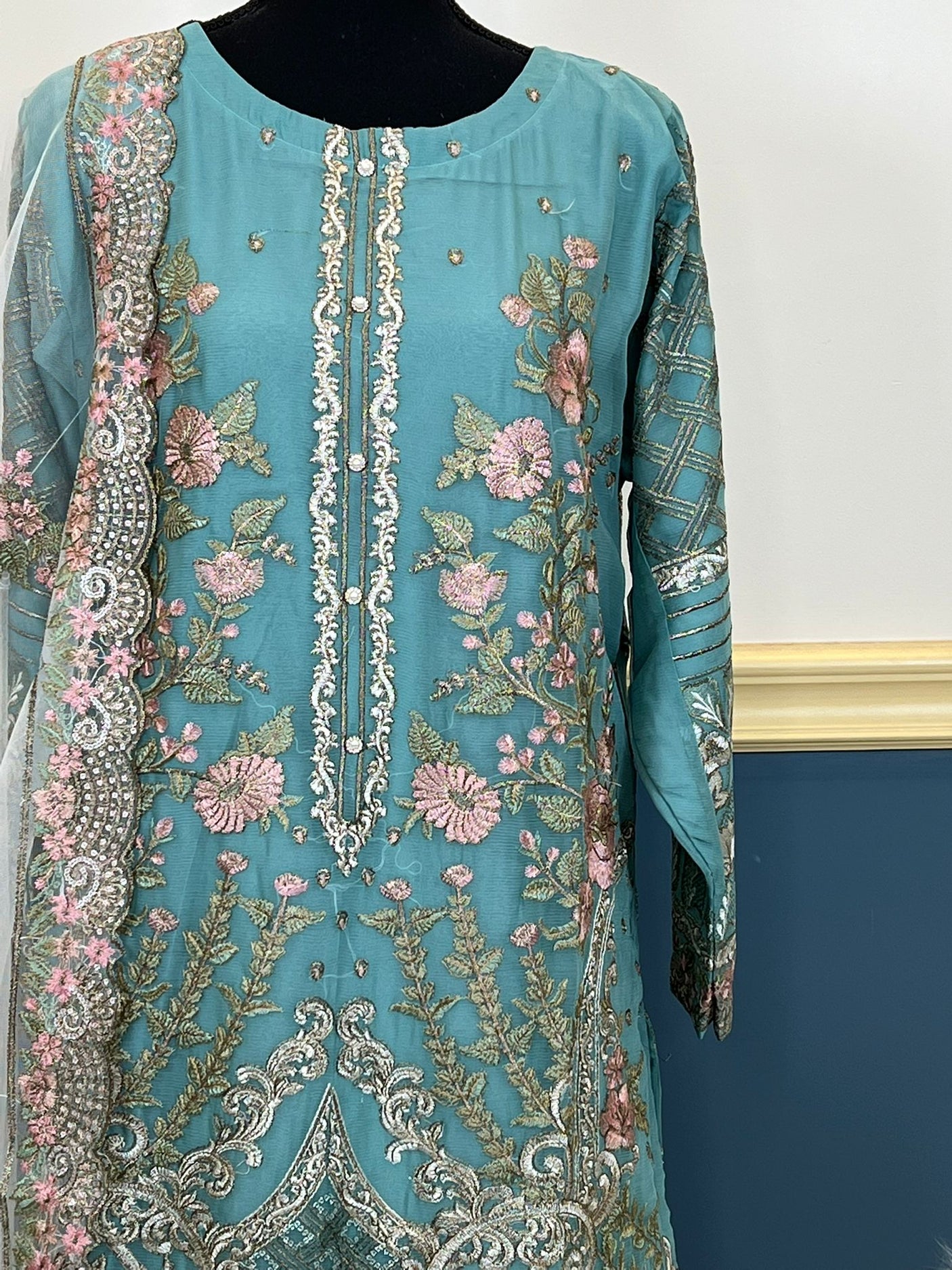 Pakistani Embroidered Party wear Ready To Ship