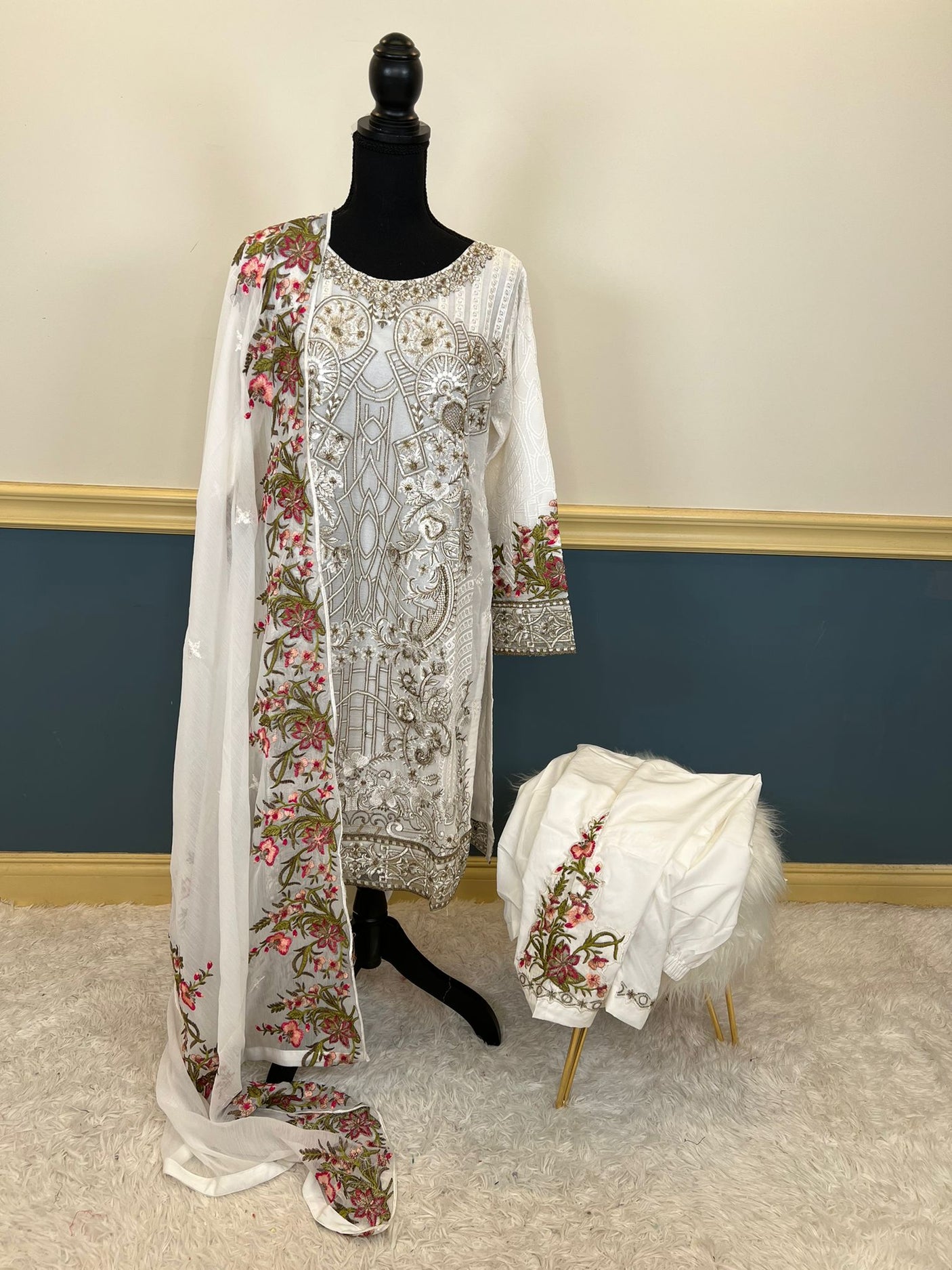 Pakistani Embroidered Party wear Ready To Ship