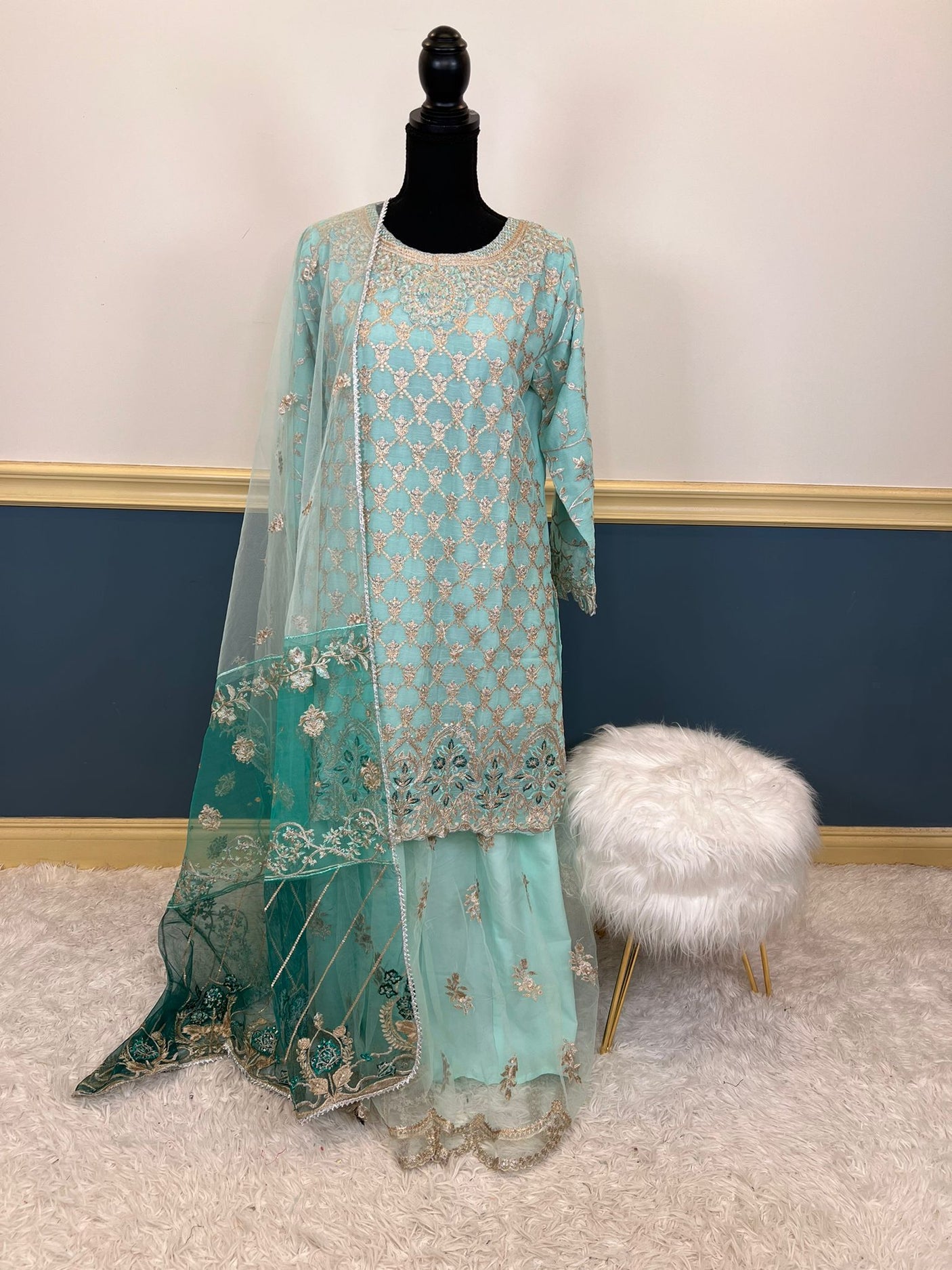 Pakistani Embroidered Party wear Ready To Ship