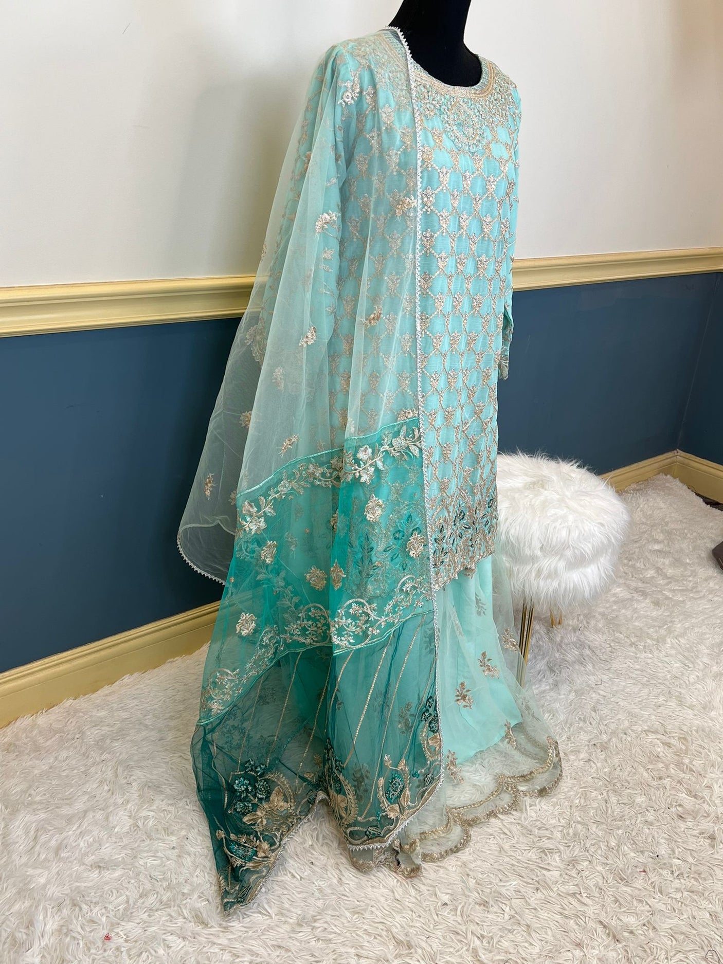 Pakistani Embroidered Party wear Ready To Ship