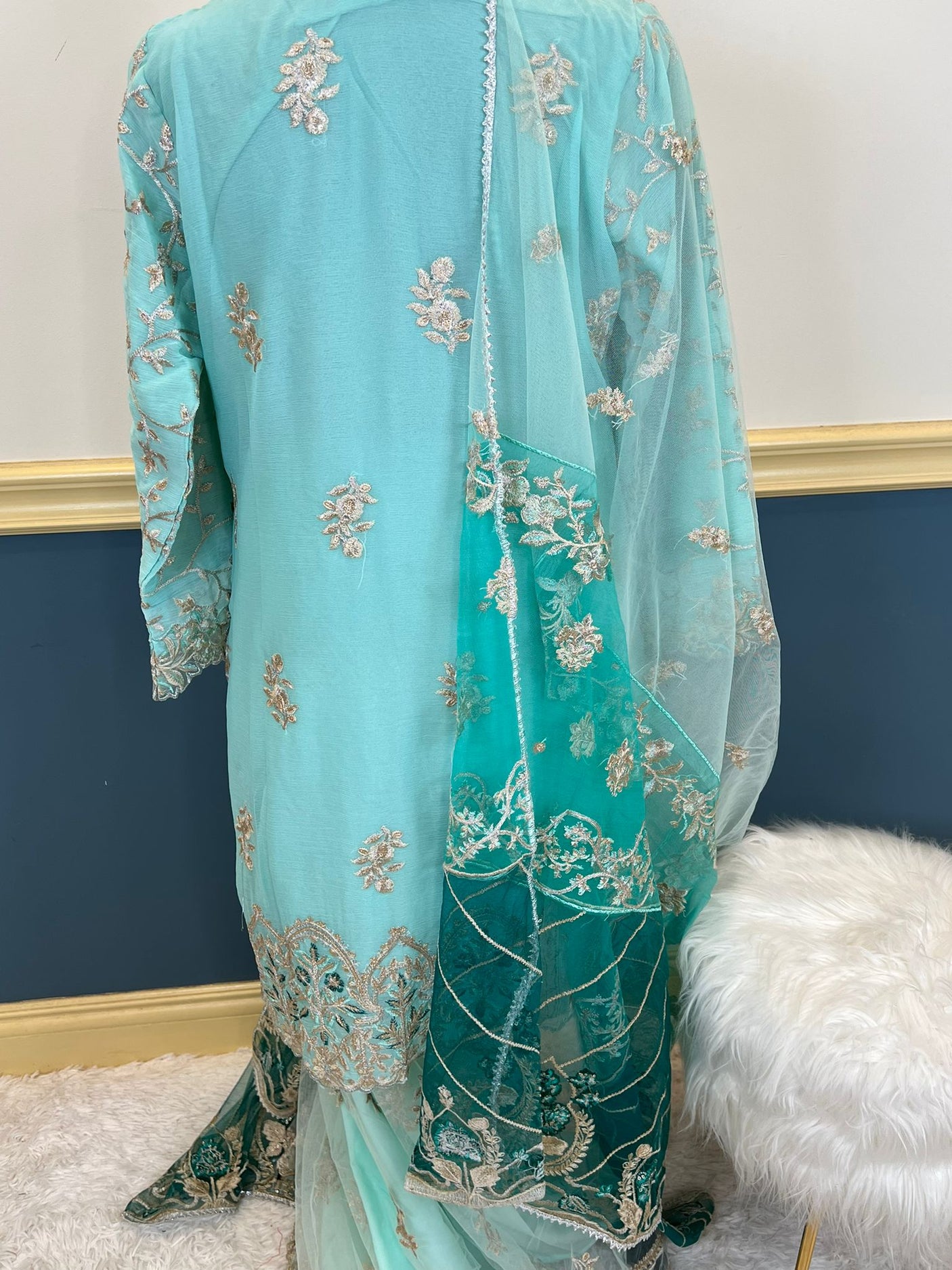 Pakistani Embroidered Party wear Ready To Ship