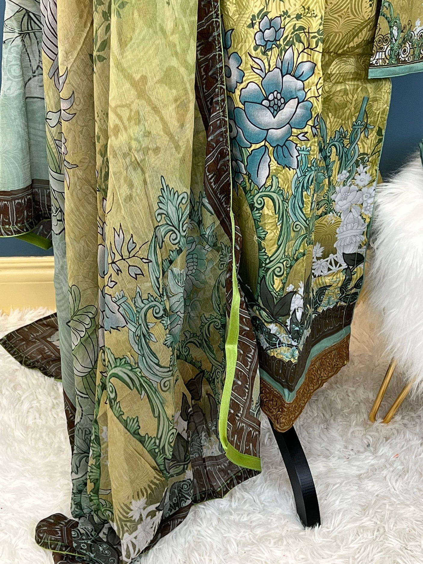 Pakistani Stitched Embroidery luxury lawn Dresses Ready To Ship