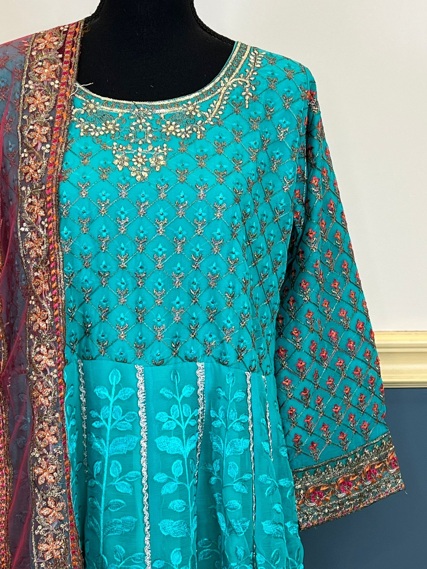 Pakistani Embroidered Party wear Ready To Ship
