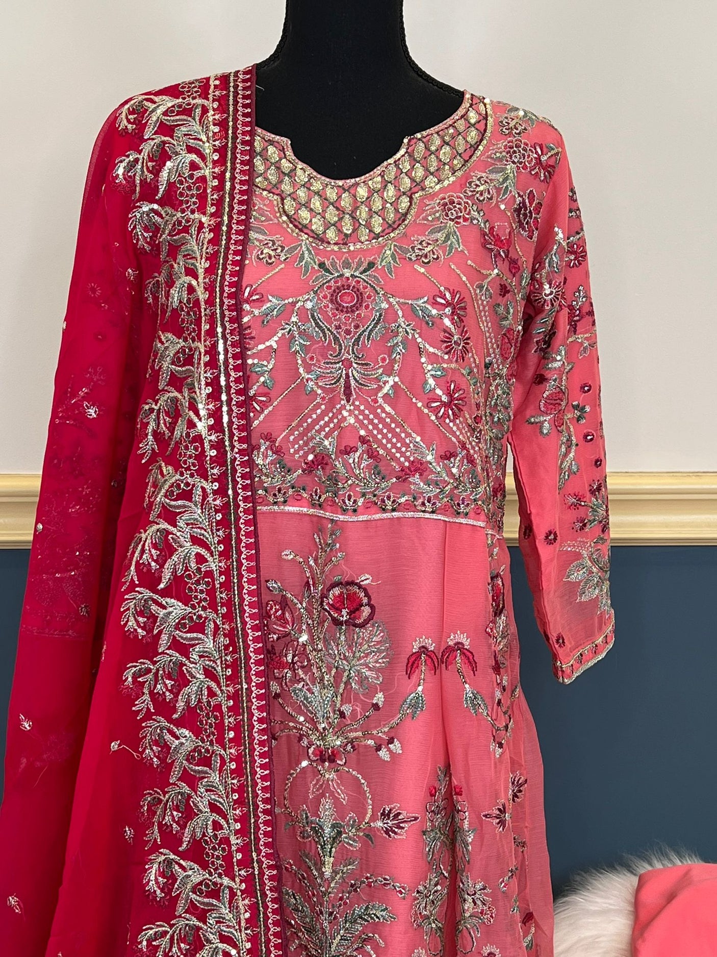 Pakistani Embroidered Party wear Ready To Ship
