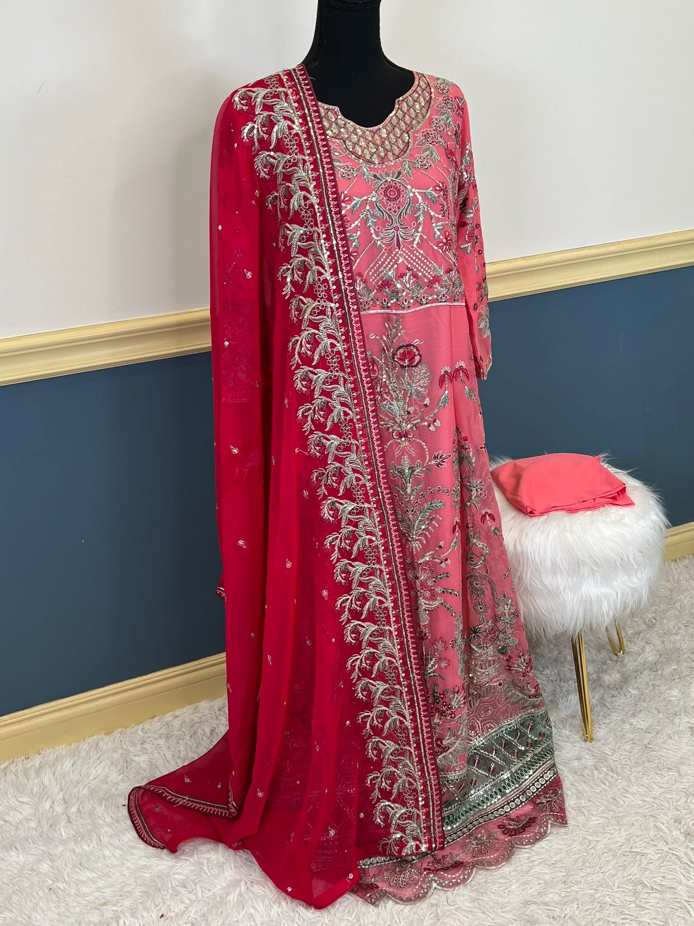 Pakistani Embroidered Party wear Ready To Ship