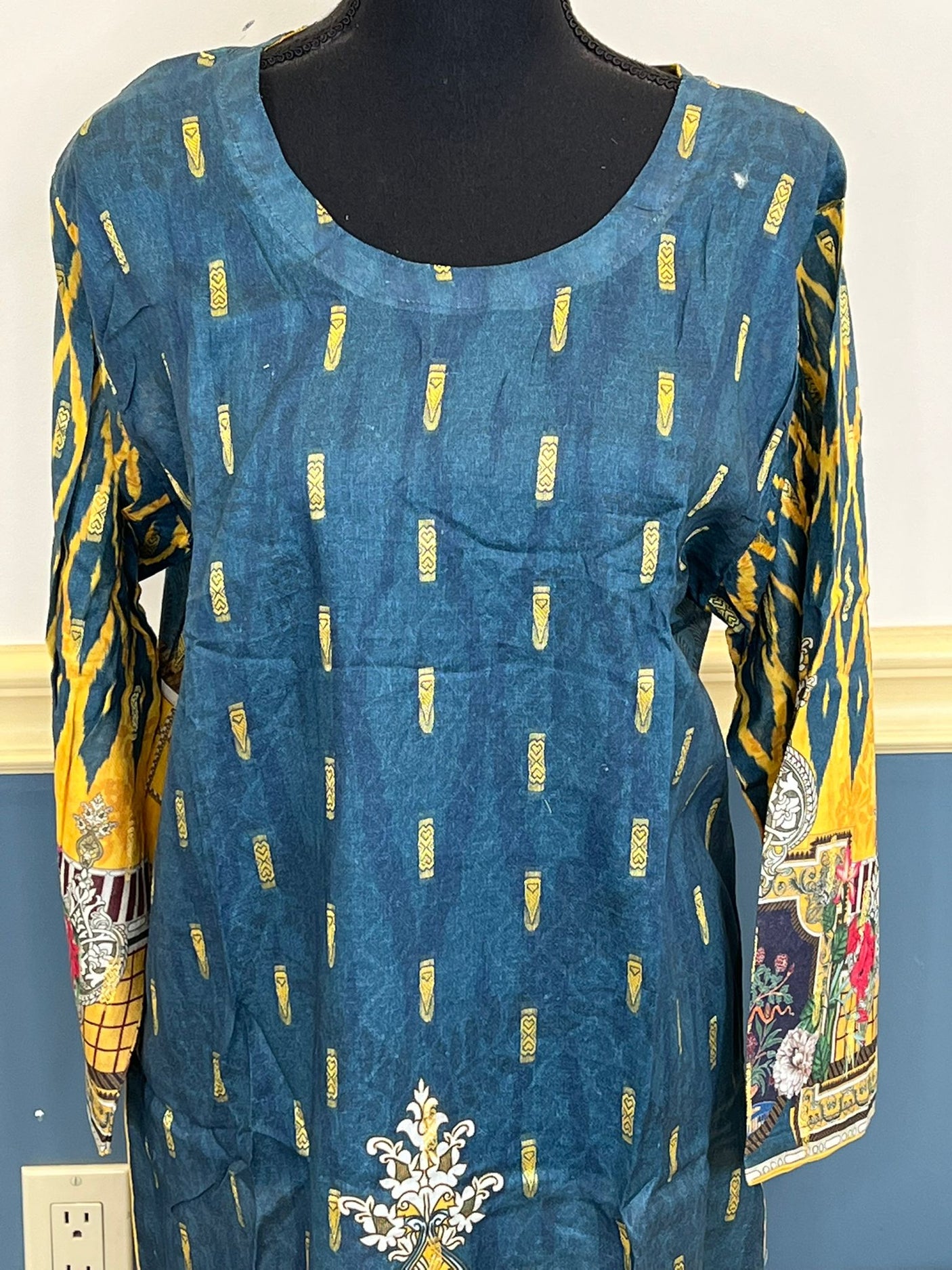 Pakistani Stitched Embroidery Lawn Suit Ready To Ship