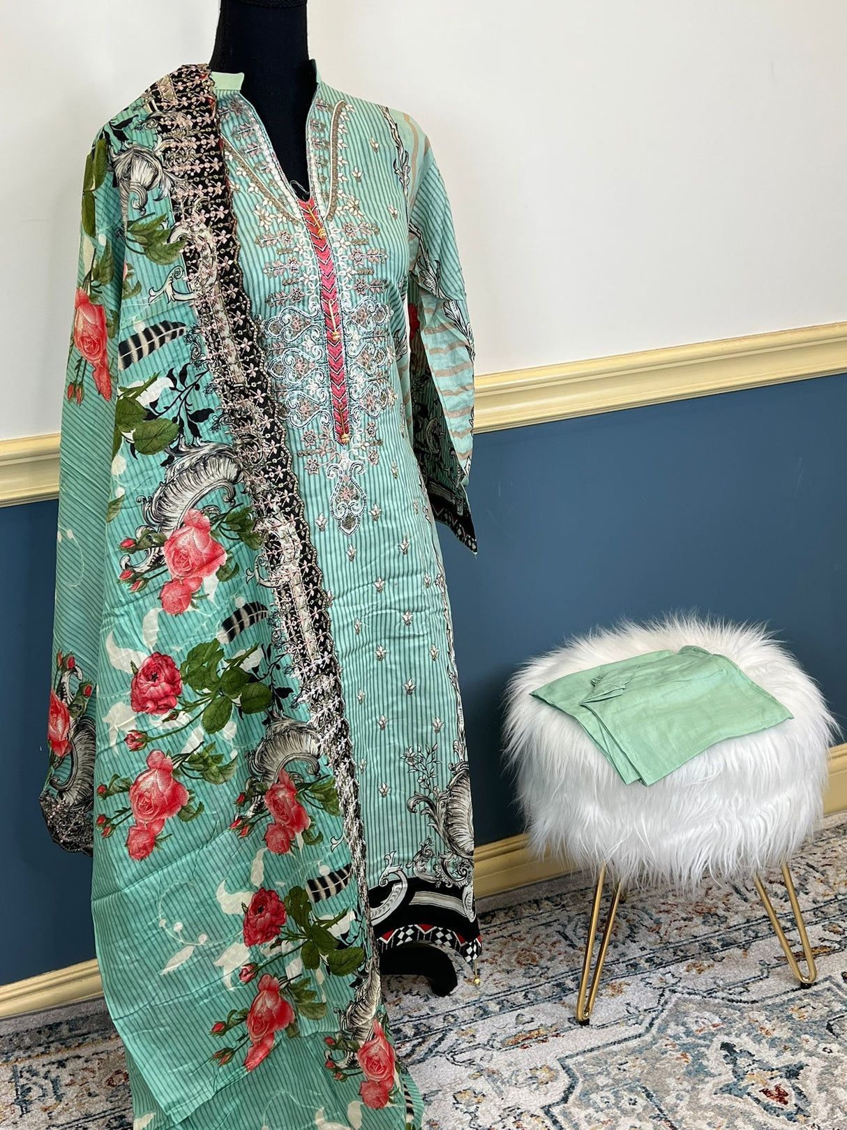 Bin Saeed original embroidered lawn Collection