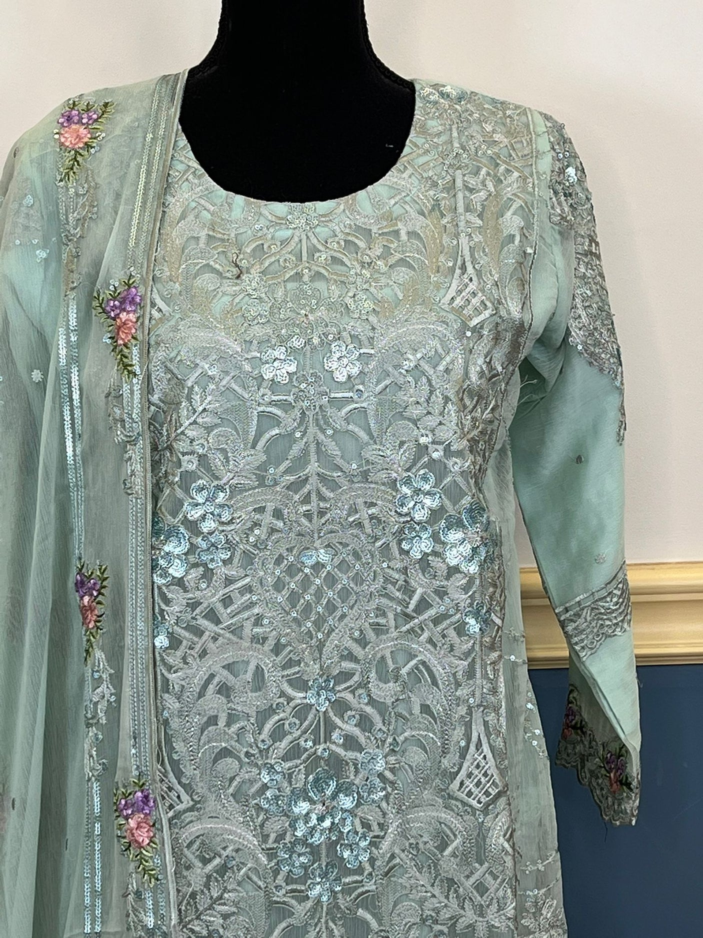 Pakistani Embroidered Party wear Ready To Ship