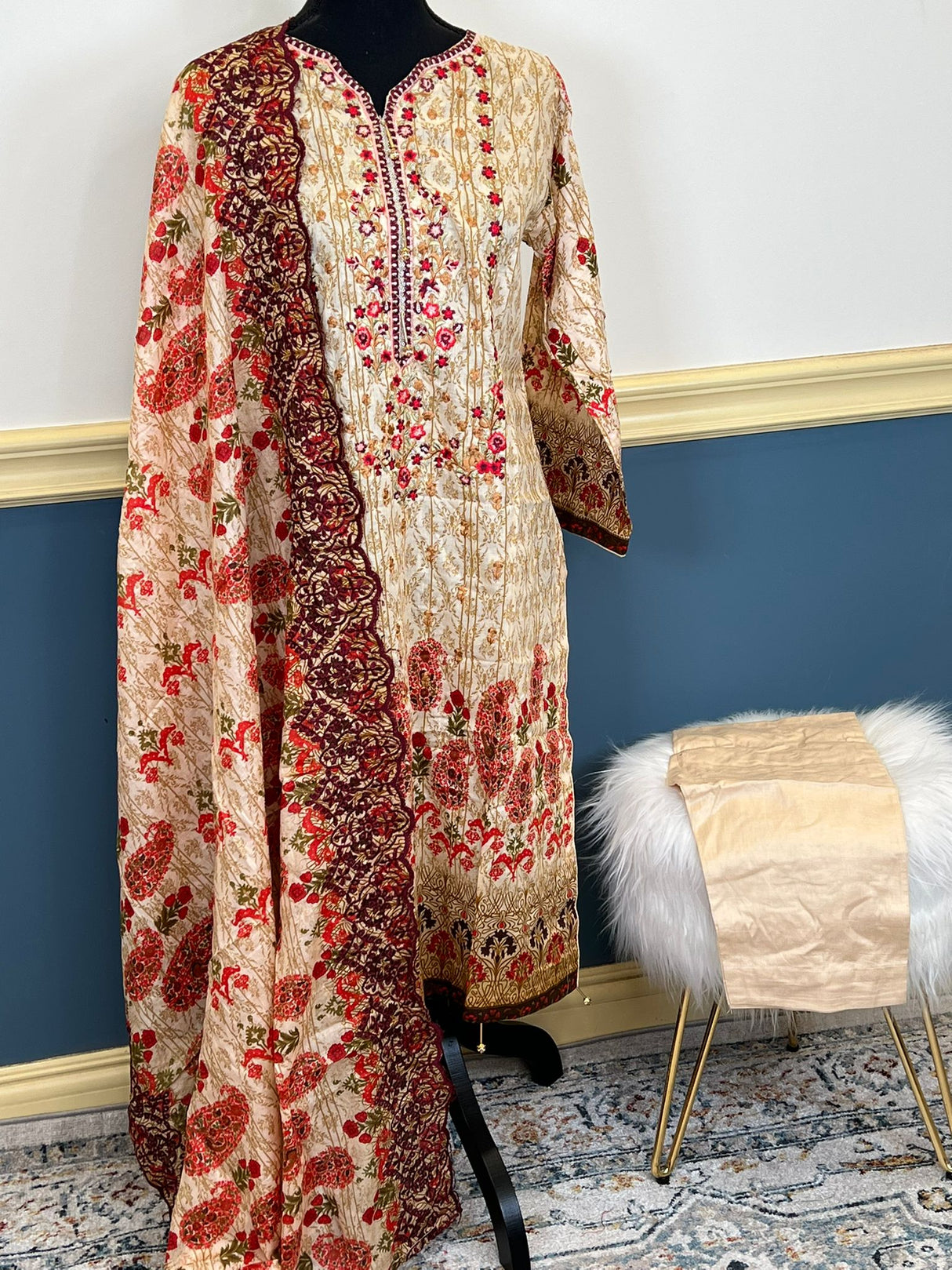 Bin Saeed original embroidered lawn Collection