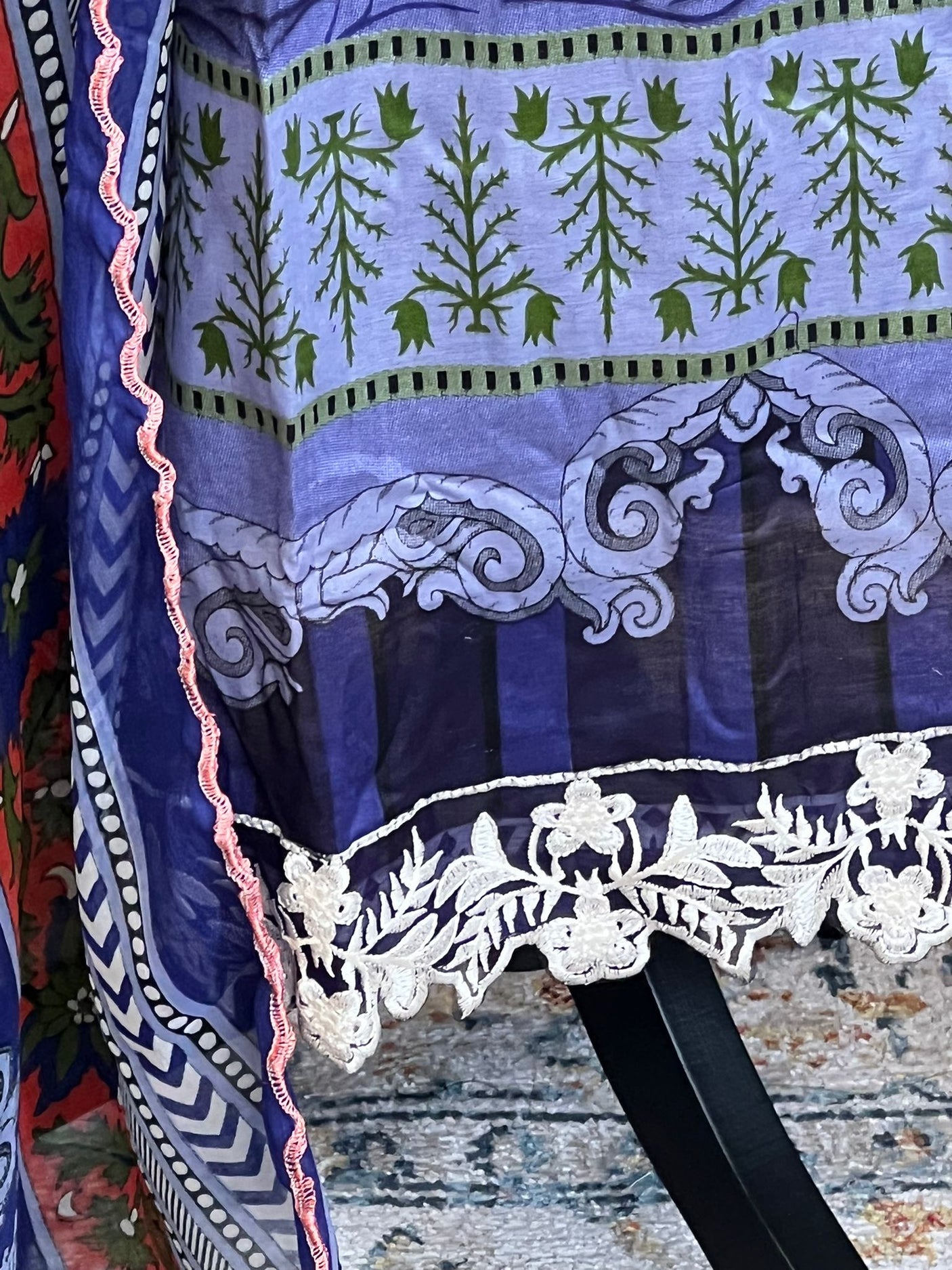 Pakistani Stitched lawn Embroidered Salwar kameez ready to ship