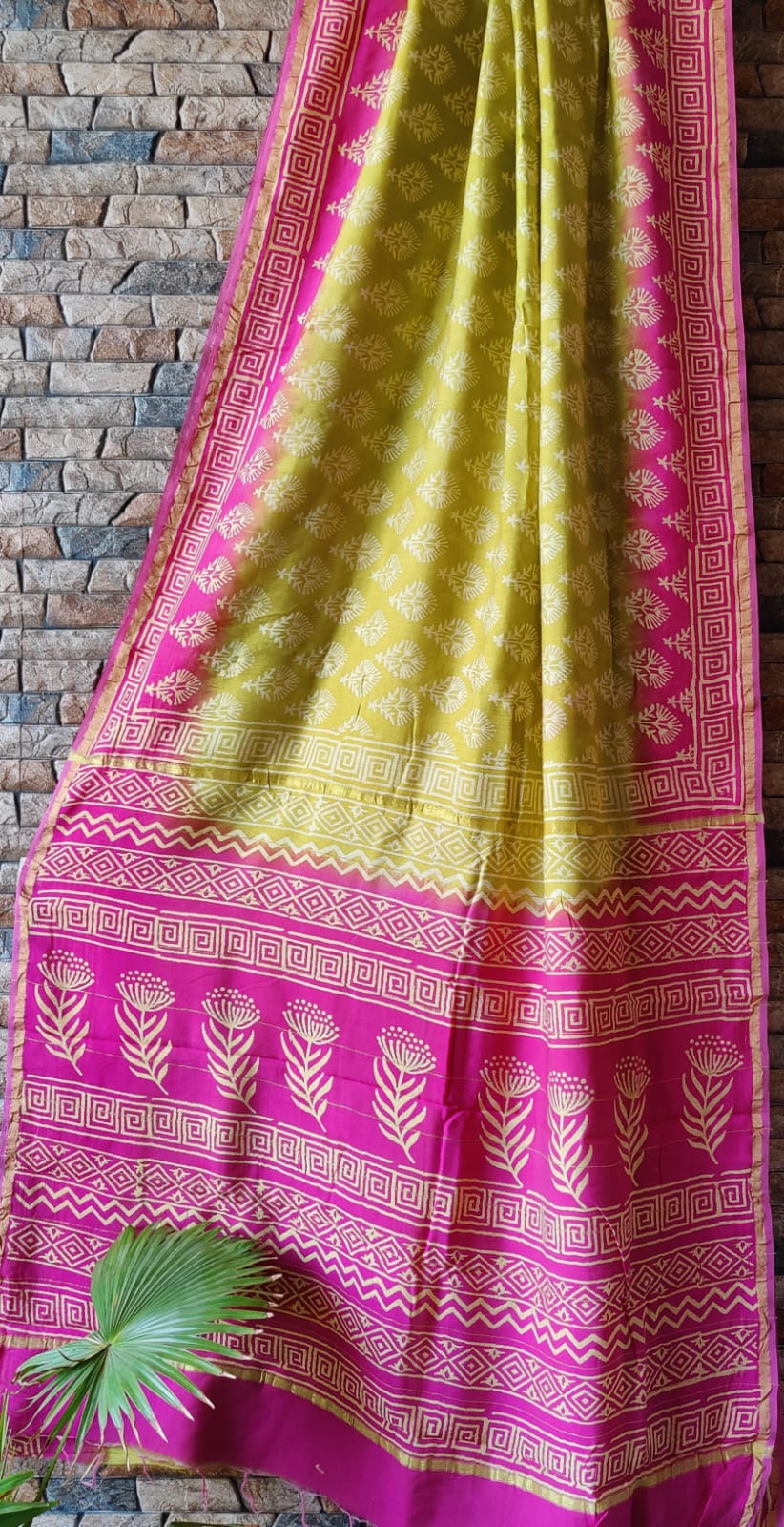 Pure Chanderi Silk Saree