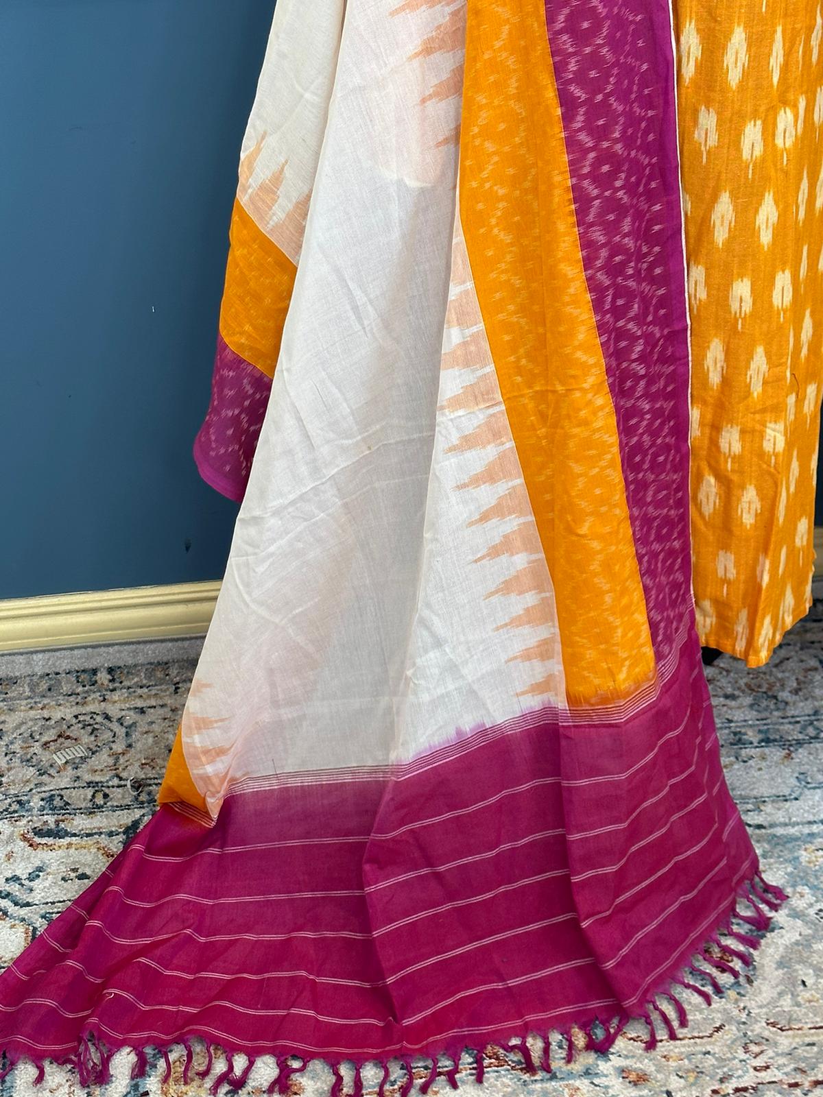 Ikkat salwer laminate Collection