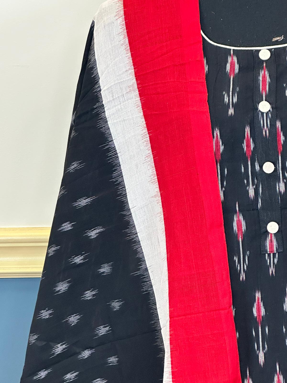 Ikkat salwer laminate Collection