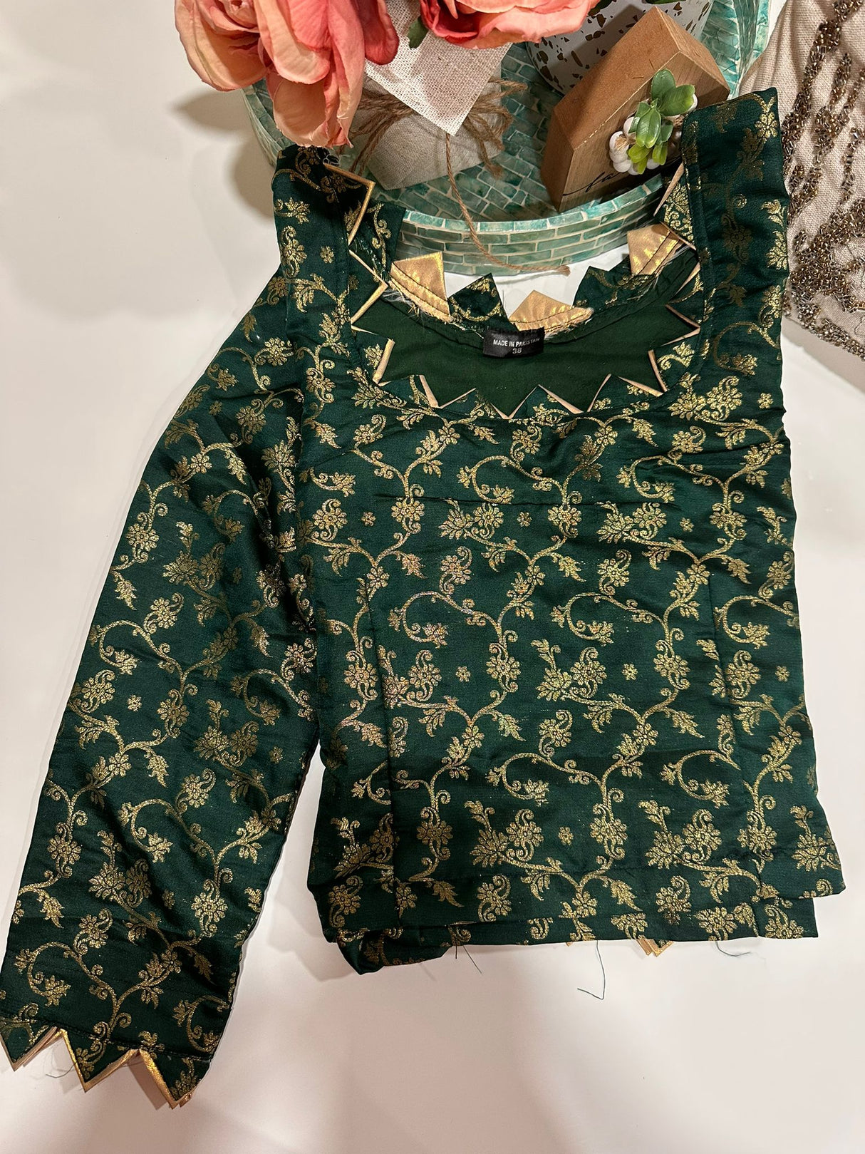 Long Sleeve Stitched Blouse