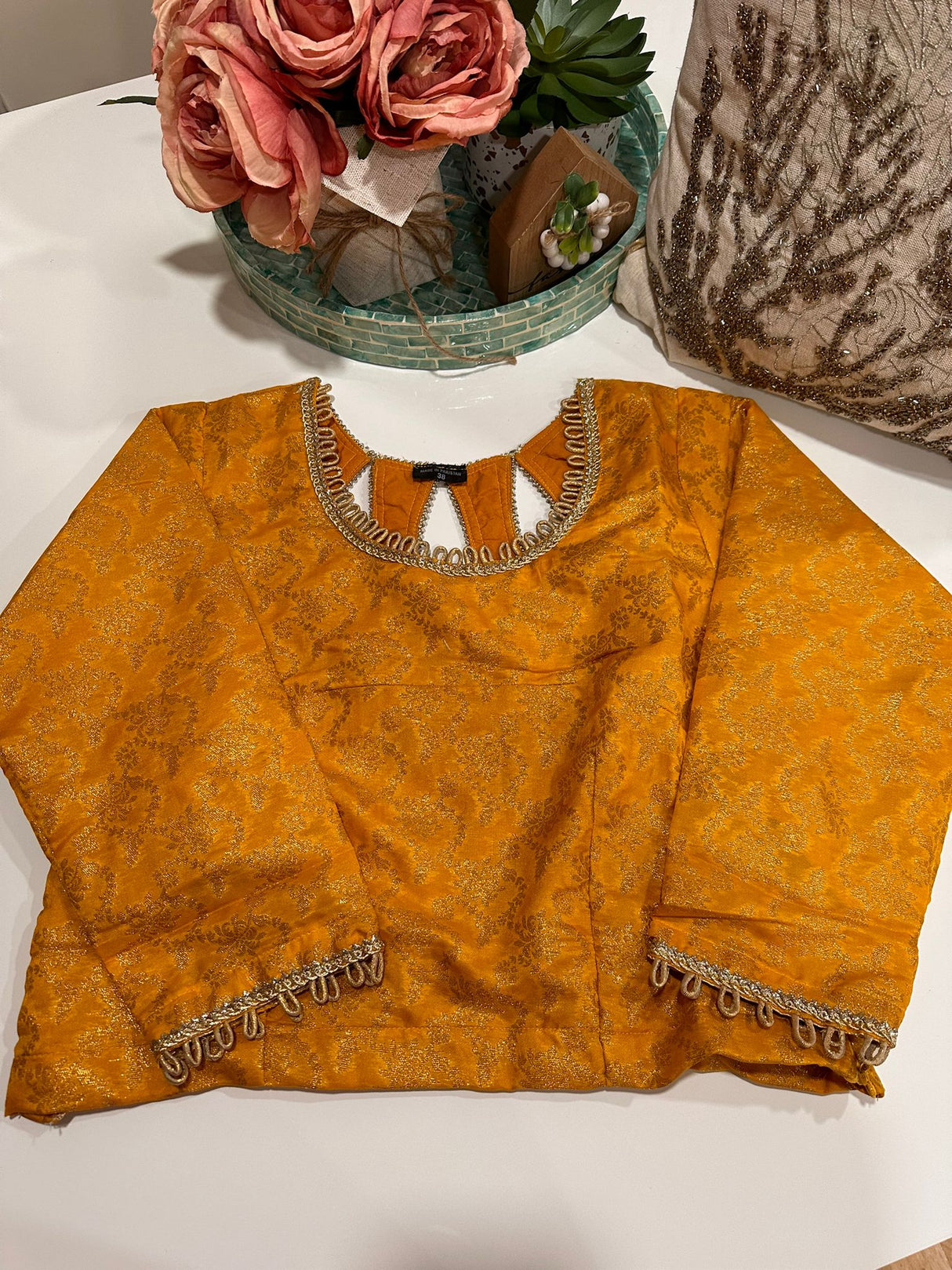 Long Sleeve Stitched Blouse