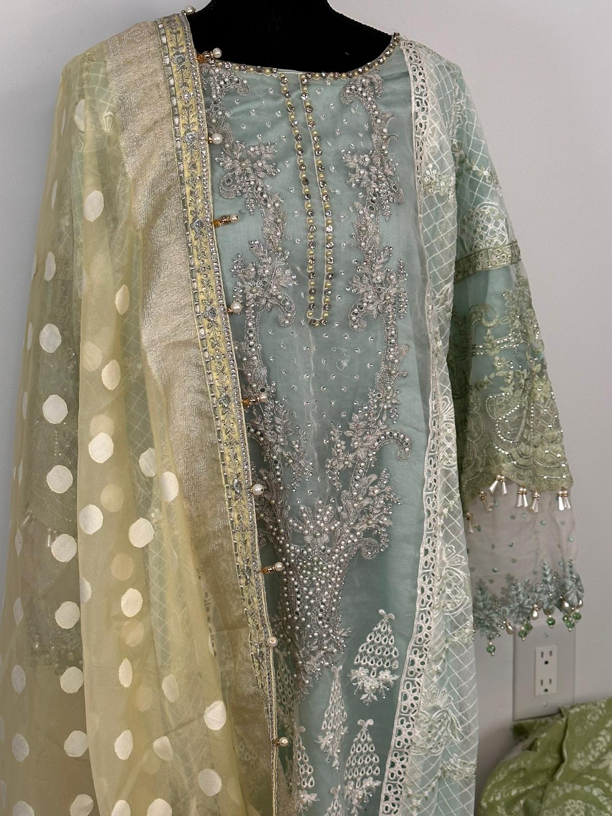 Pakistani Embroidered Party wear Ready To Ship