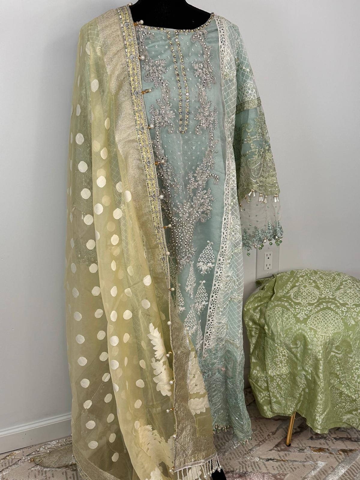 Pakistani Embroidered Party wear Ready To Ship