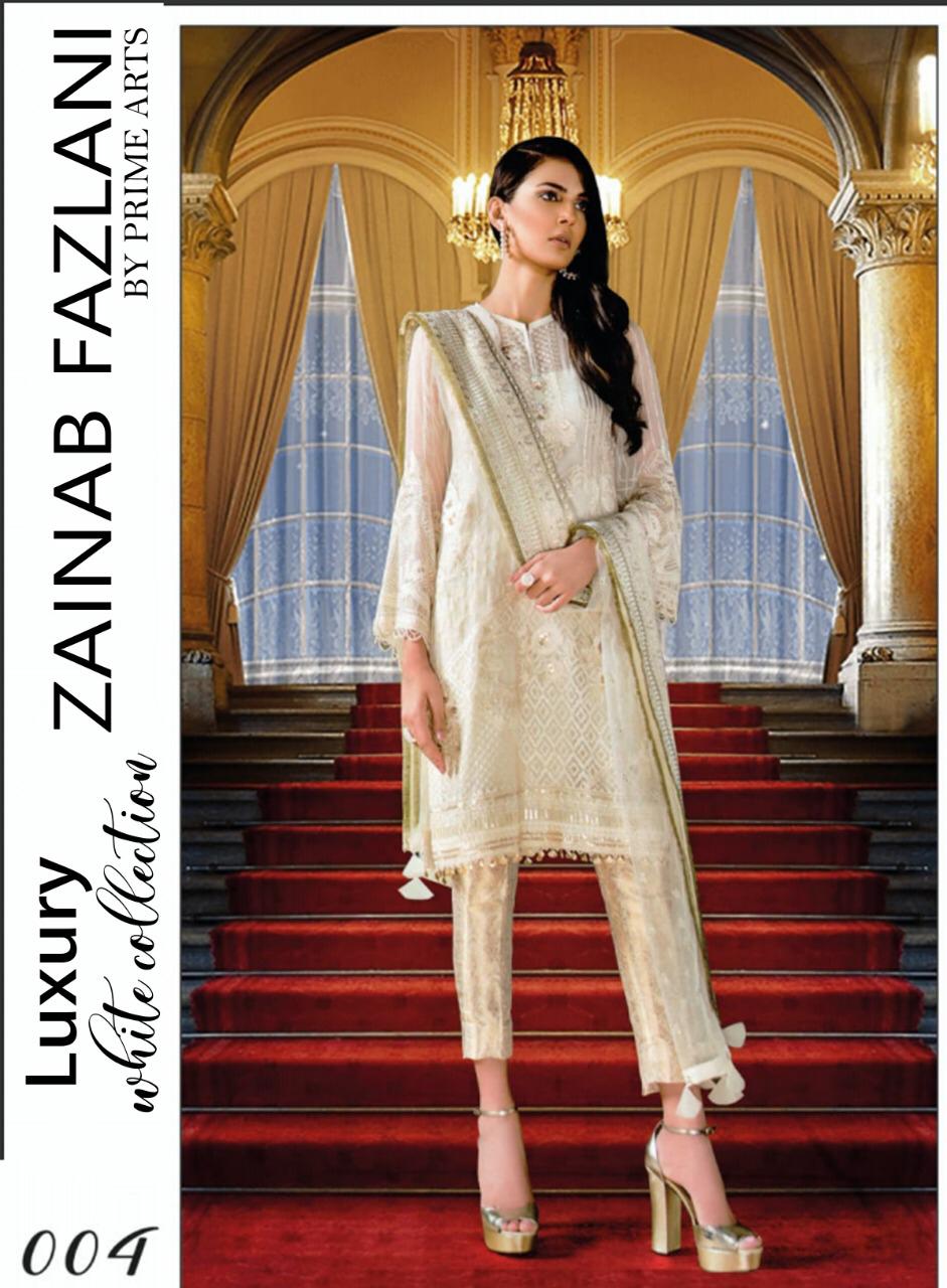 Zainab Fazlani Chiffon Collection 2021-100% Original Guaranteed