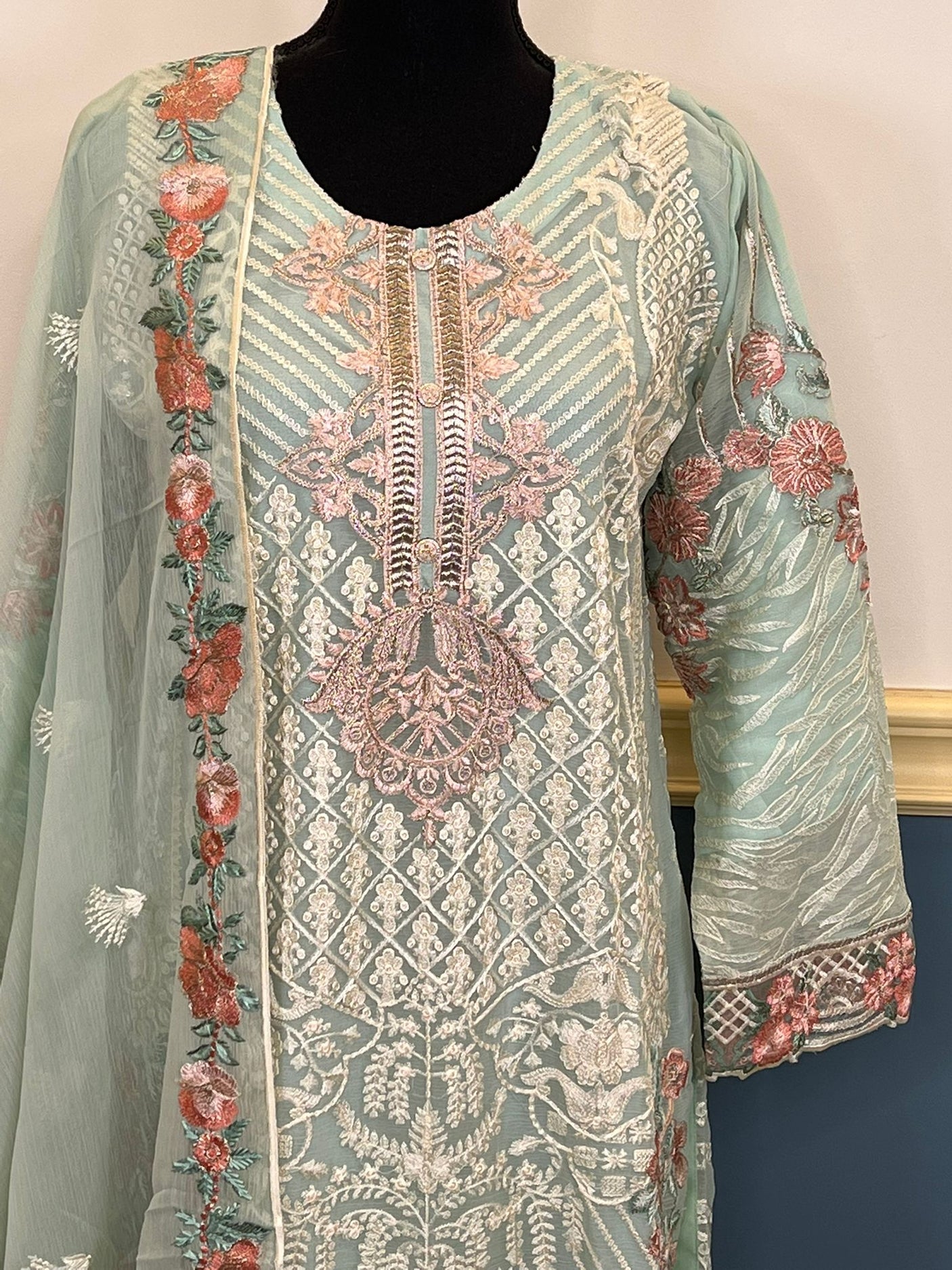 Pakistani Embroidered Party wear Ready To Ship