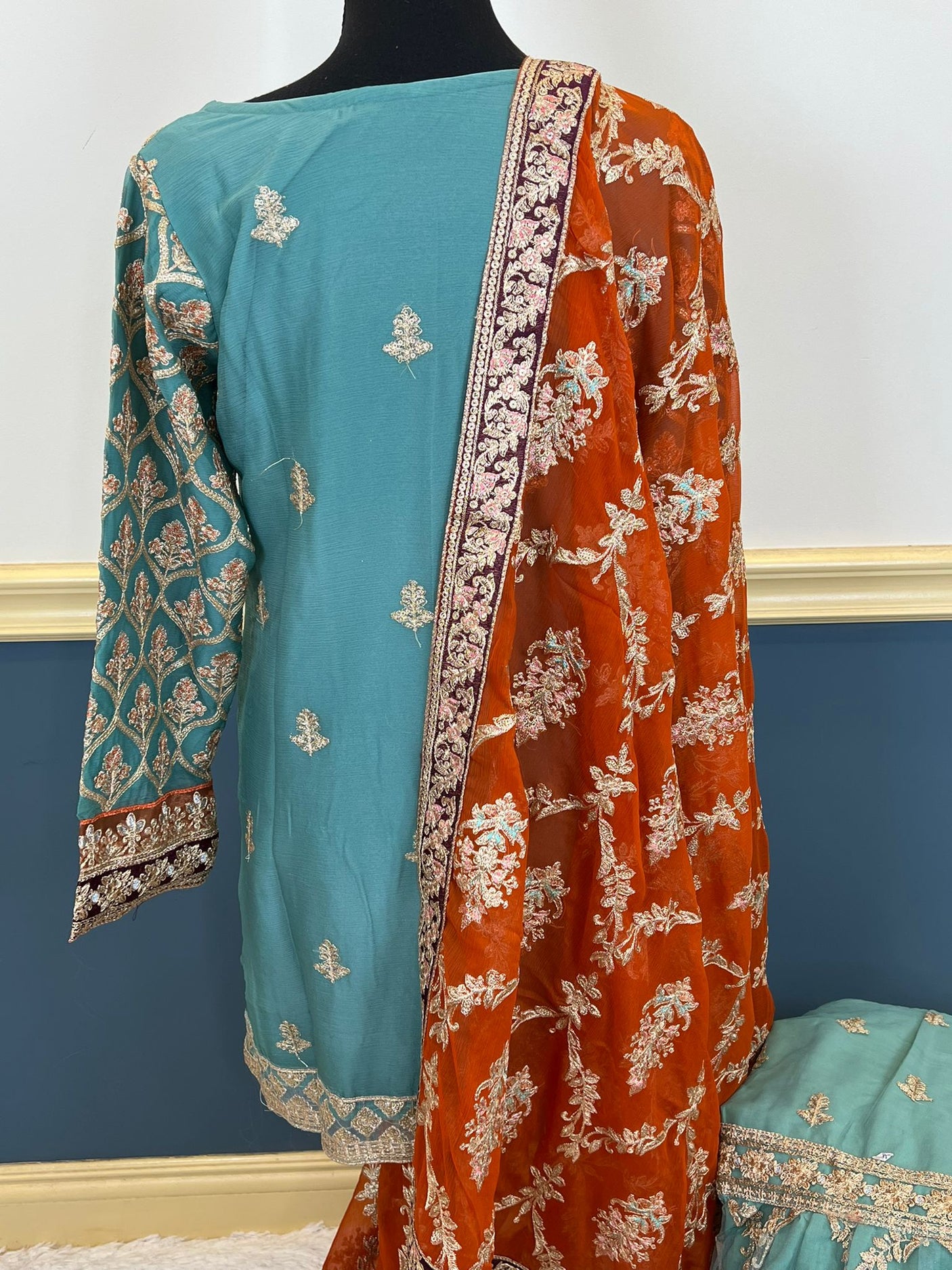 Pakistani Embroidered Party wear Ready To Ship