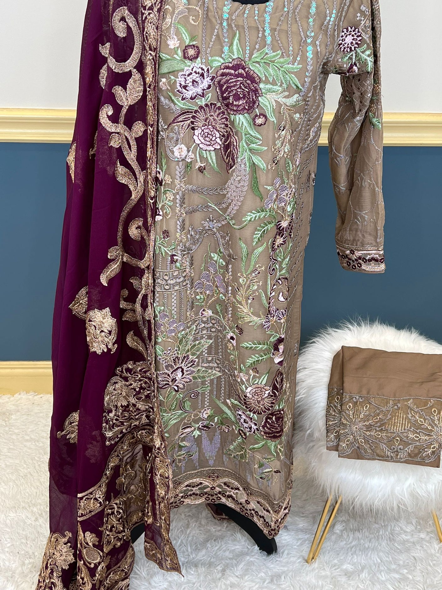 Pakistani Embroidered Party wear Ready To Ship