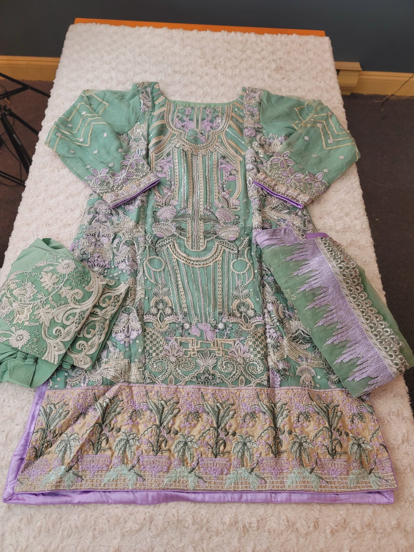 Pakistani Stitched Embroidery Party Wear Dresses Ready To Ship