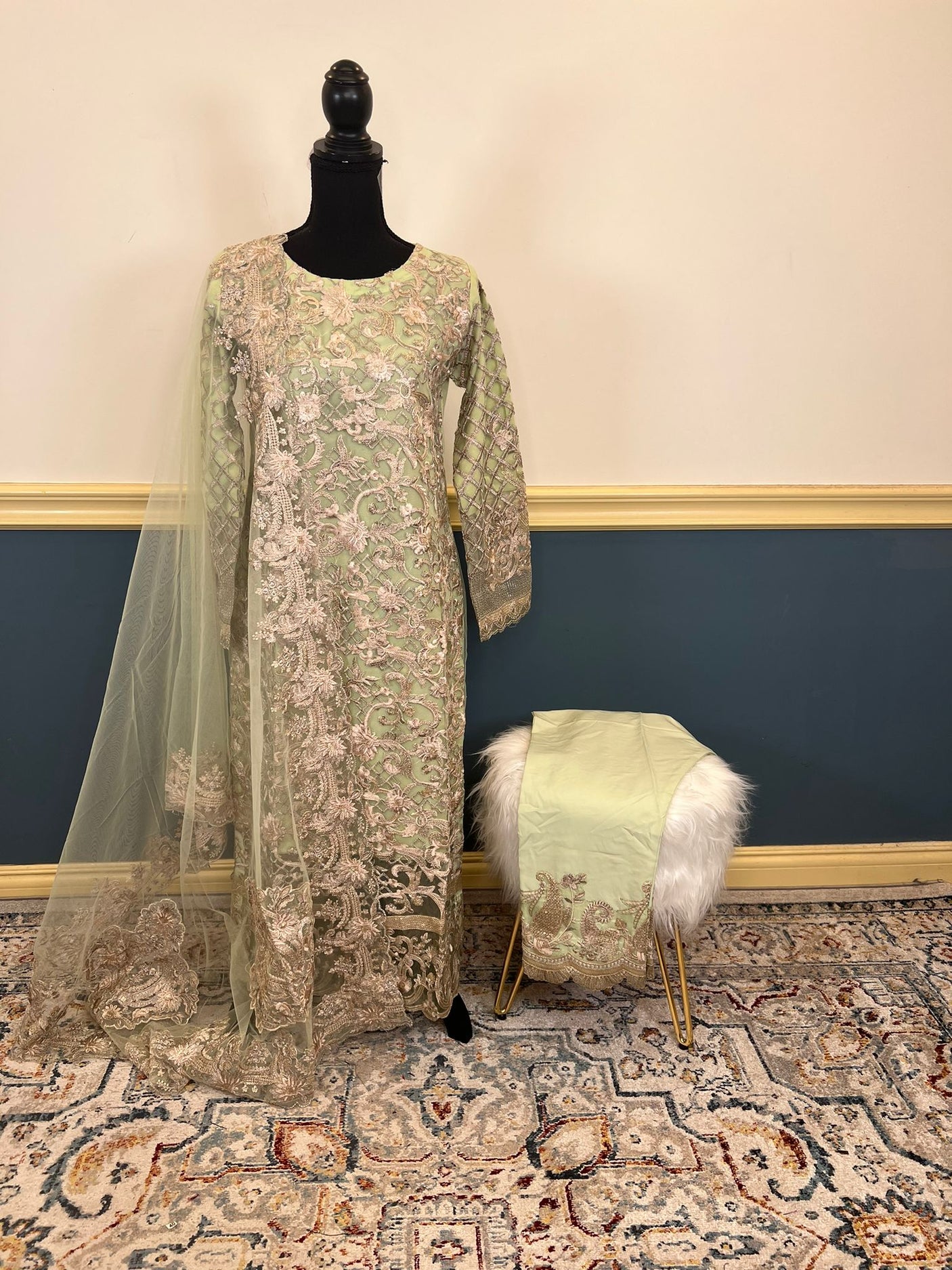 Pakistani Embroidered Party wear Ready To Ship