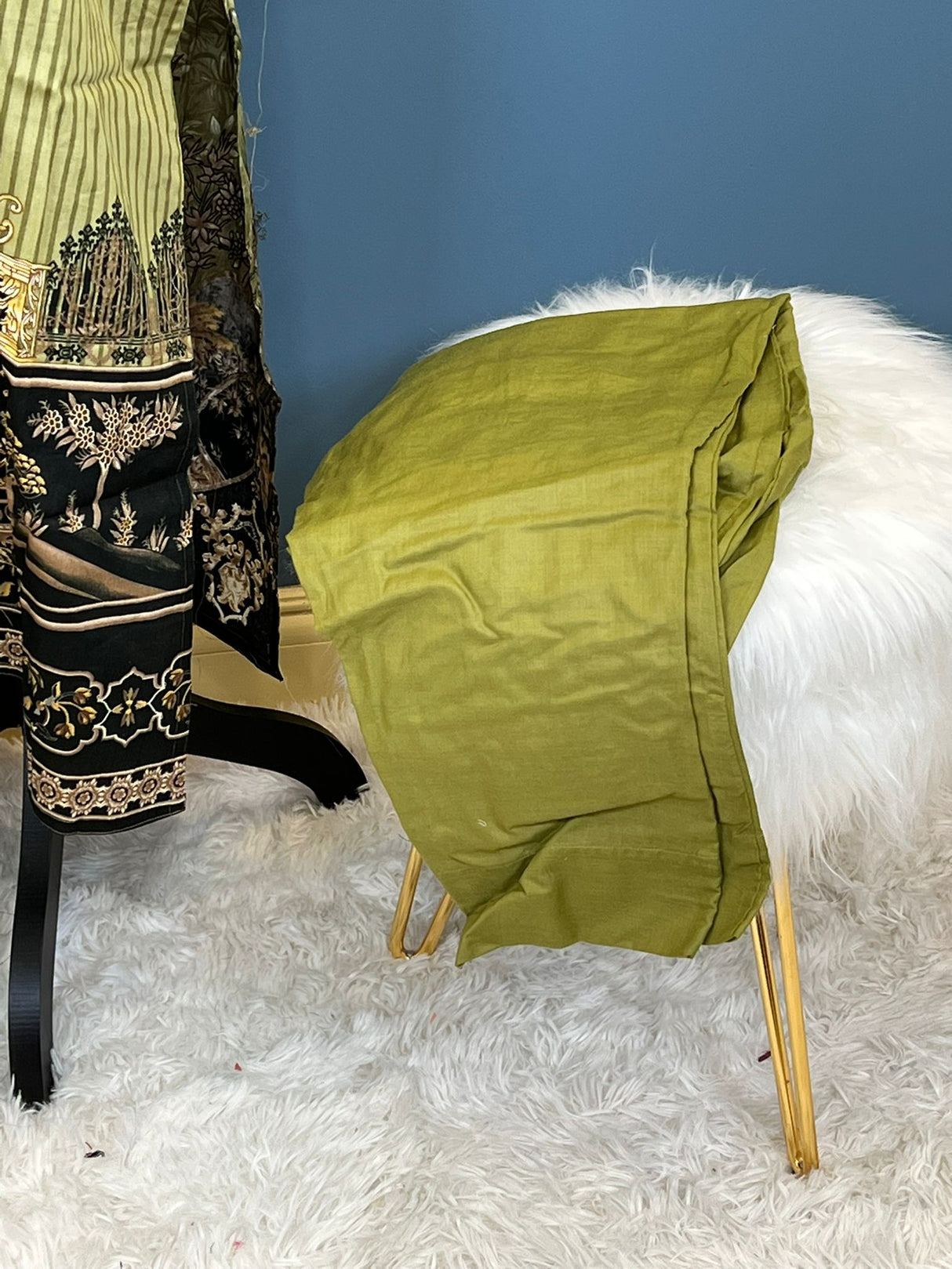 Indian Cotton Stitched Embroidery Suit Ready To Ship