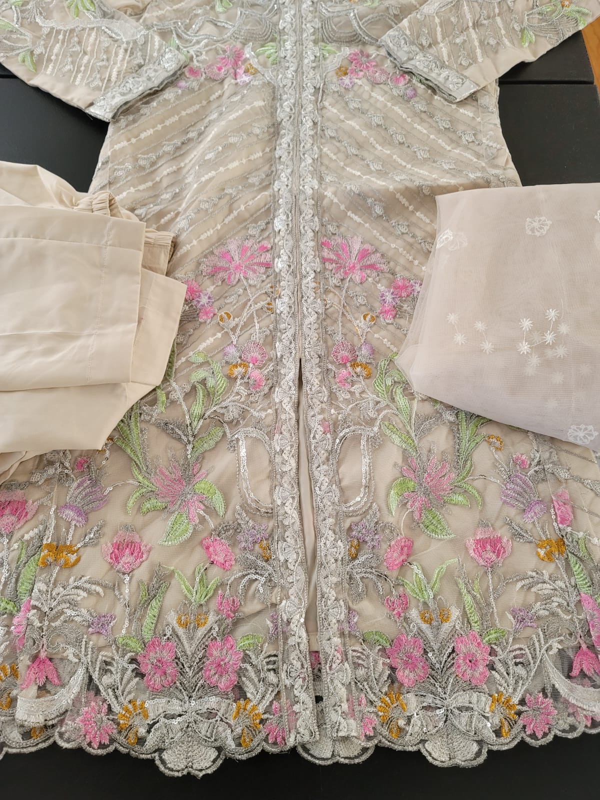 Pakistani Stitched Embroidery Party Wear Dresses Ready To Ship