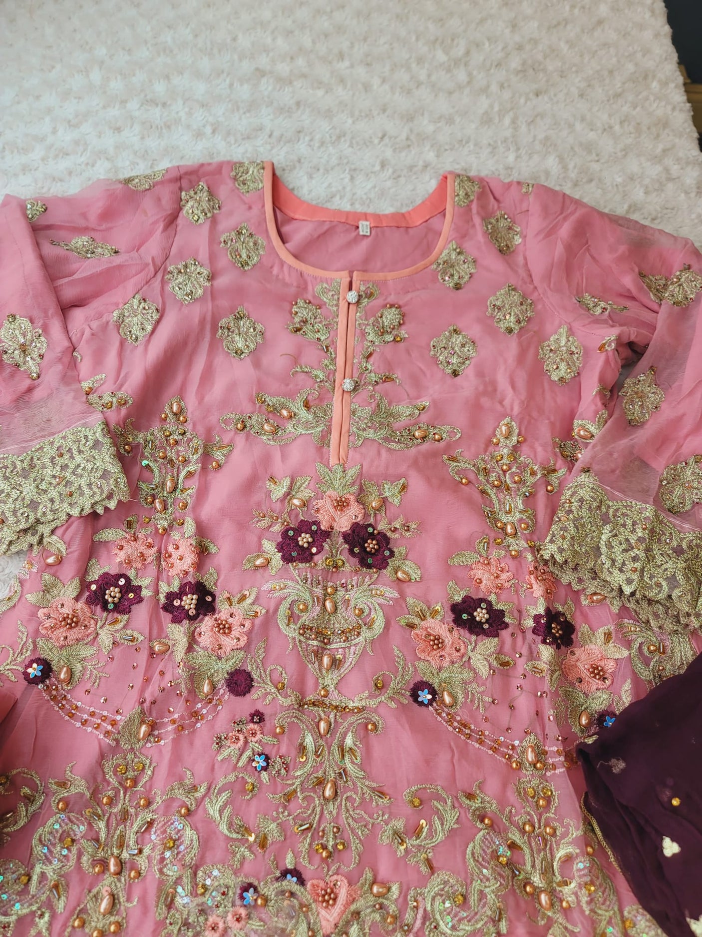 Pakistani Stitched Embroidery Party Wear Dresses Ready To Ship