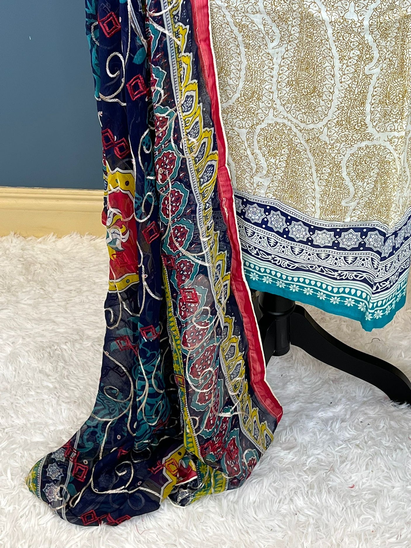 Pakistani Stitched lawn Embroidered Salwar kameez ready to ship