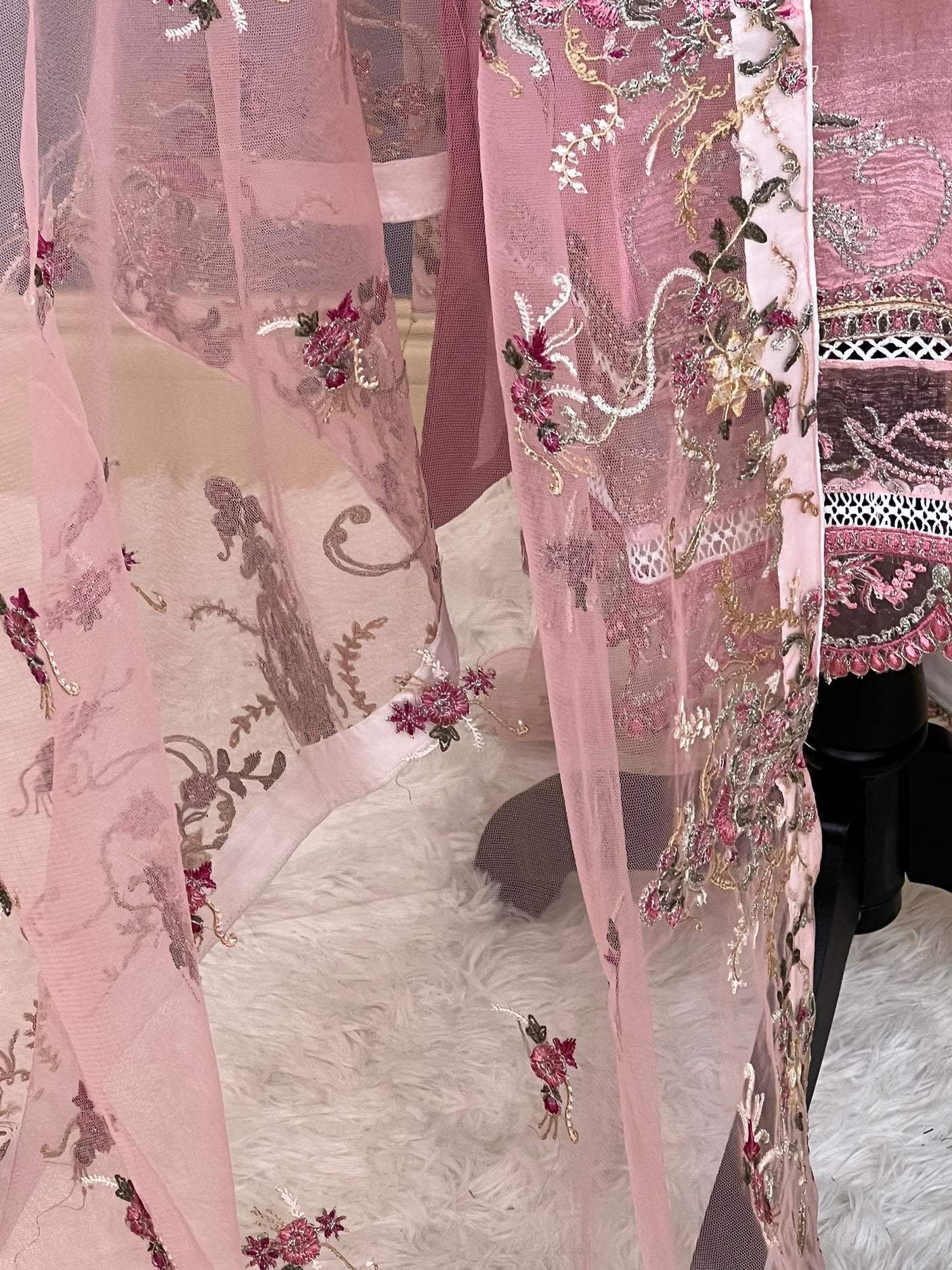 Pakistani Stitched Embroidery Party Wear Dresses Ready To Ship