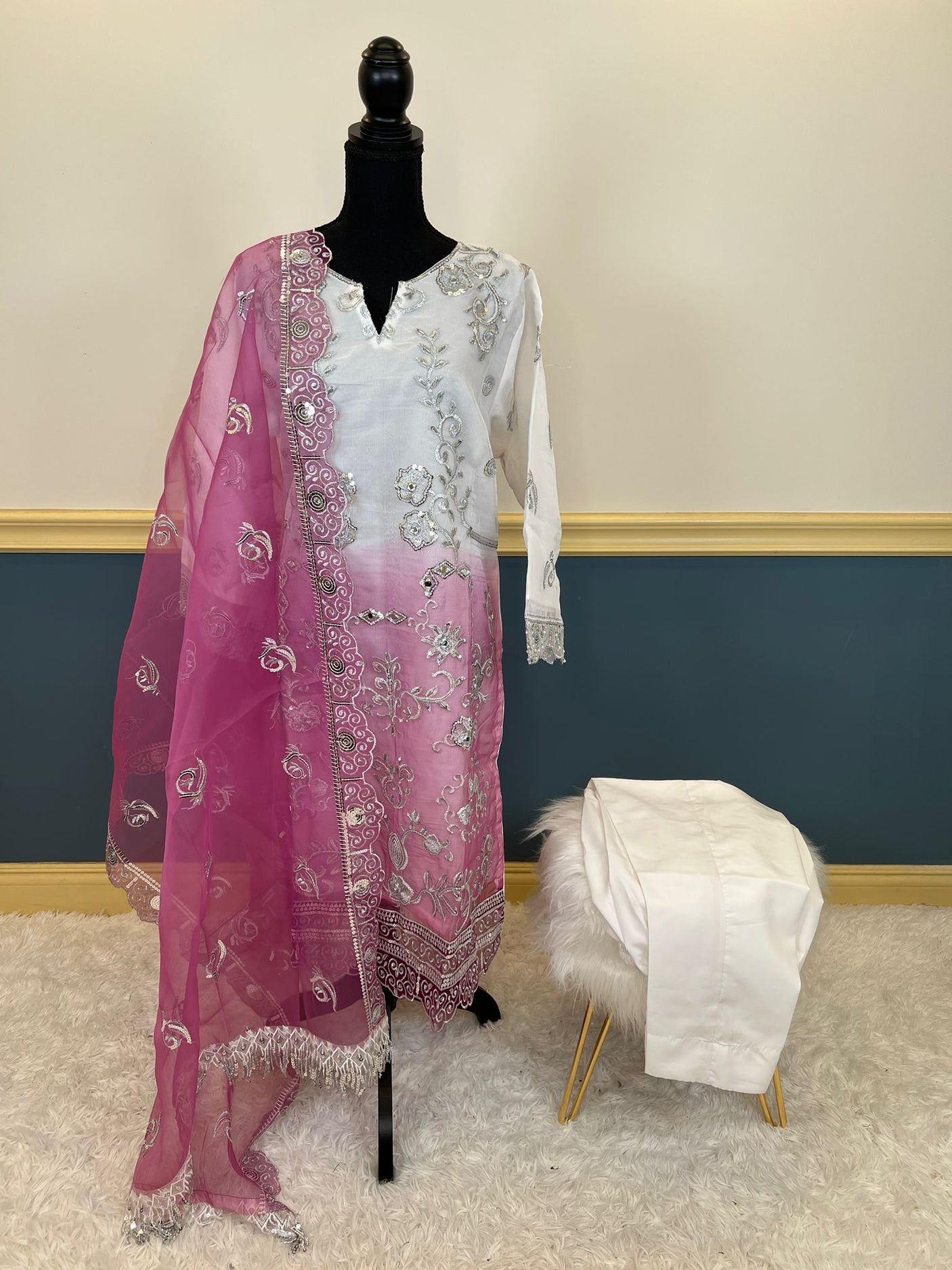 Pakistani Embroidered Party wear Ready To Ship